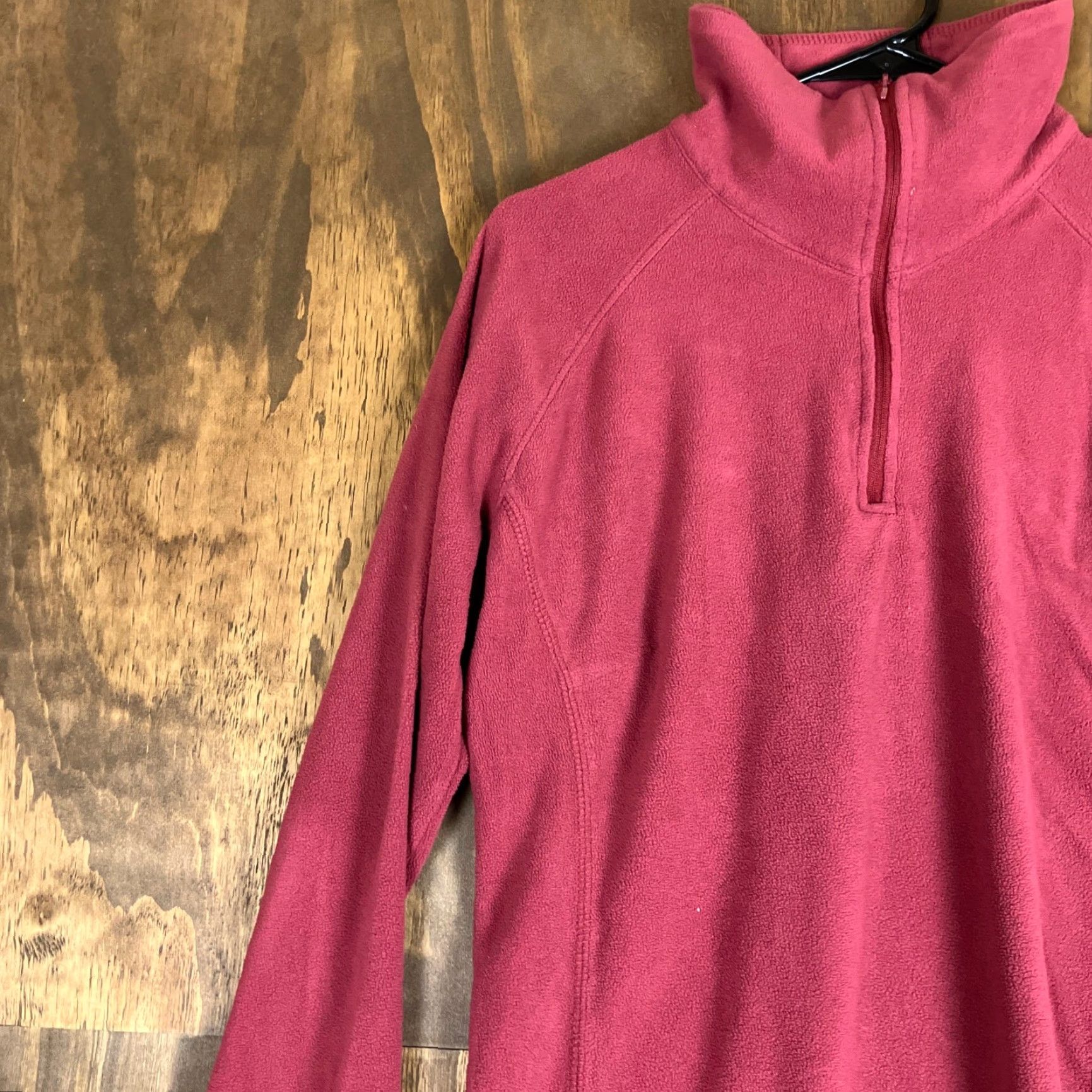 Vintage Columbia Womens Jacket 1/4 Zip Long Sleeve Lightweight XL Purple Wine Berry Casual Travel Workwear Size XL / US 12-14 / IT 48-50 - 4 Thumbnail