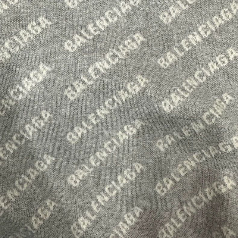 Balenciaga Balenciaga Solid monogrammed pullover sweatshirt Size US M / EU 48-50 / 2 - 4 Thumbnail