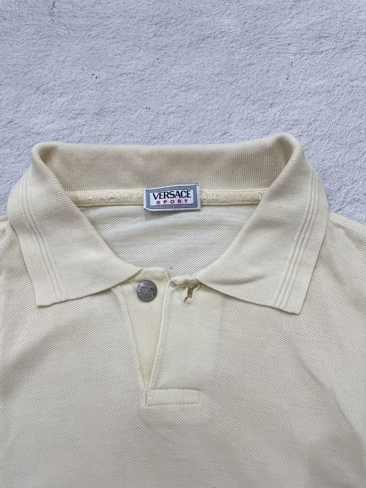 Versace Versace Vintage Polo Shirt Thrased Y2K Ifsix Hysteric Japan Size US XL / EU 56 / 4 - 3 Thumbnail