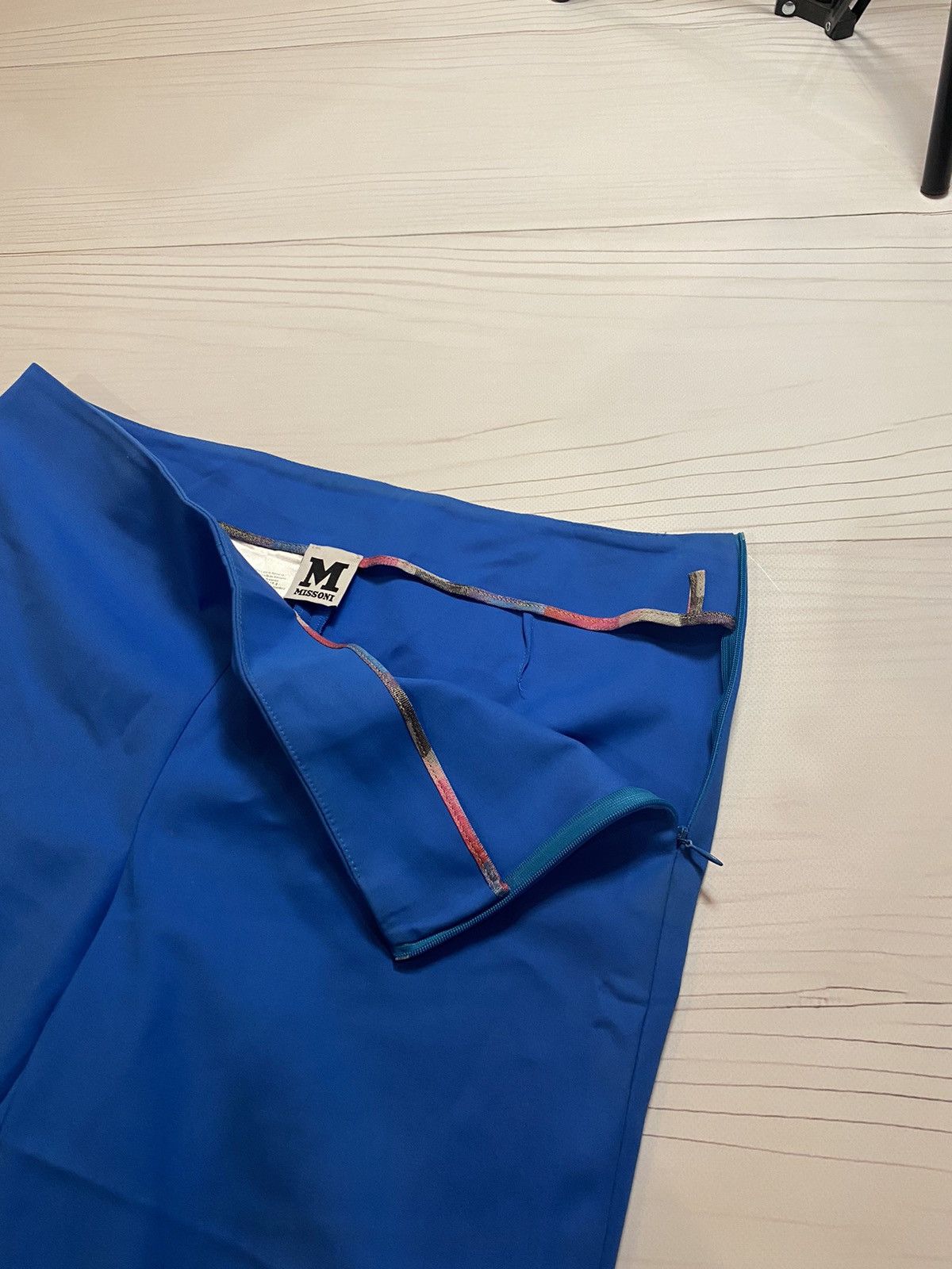 Missoni × Vintage Missoni design blue Straight long shorts Size 27" / US 4 / IT 40 - 8 Thumbnail