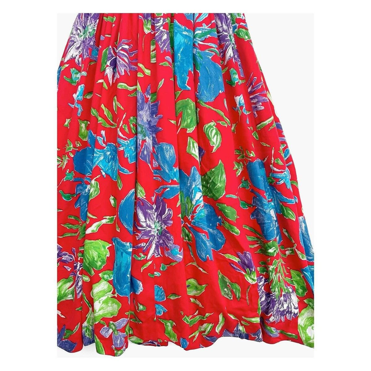 Yves Saint Laurent YSL Flowers Dress Size M / US 6-8 / IT 42-44 - 4 Thumbnail