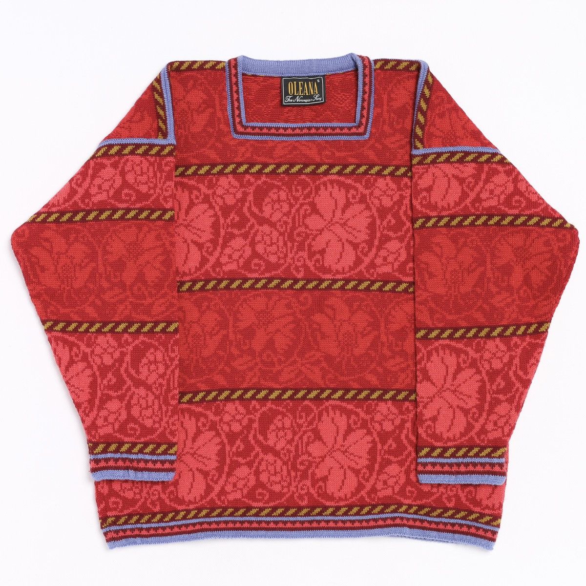 Other Oleana Norway Nordic Wool Red Sweater Knit Size S / US 4 / IT 40 - 2 Thumbnail