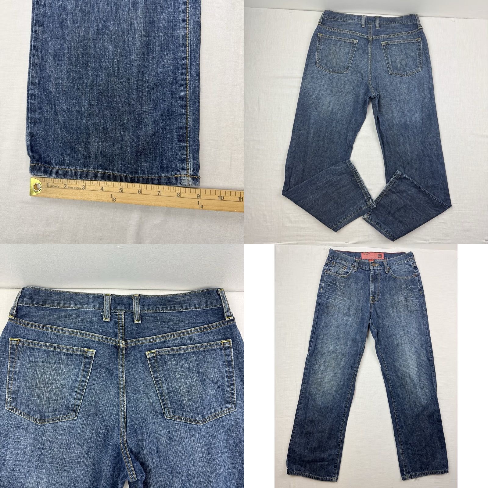 Mossimo VINTAGE Mossimo Jeans Men's 30x30 Baggy Relaxed Hipster Y2K 90s Punk USA Blue Cotton Jeans Relaxed Straight Mens 30 Inseam XS-? Size US 30 / EU 46 - 9 Thumbnail