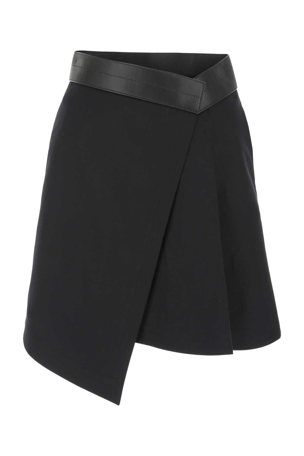 Loewe Black Cotton Blend Mini Skirt Size 27" / US 4 / IT 40 - 1 Thumbnail