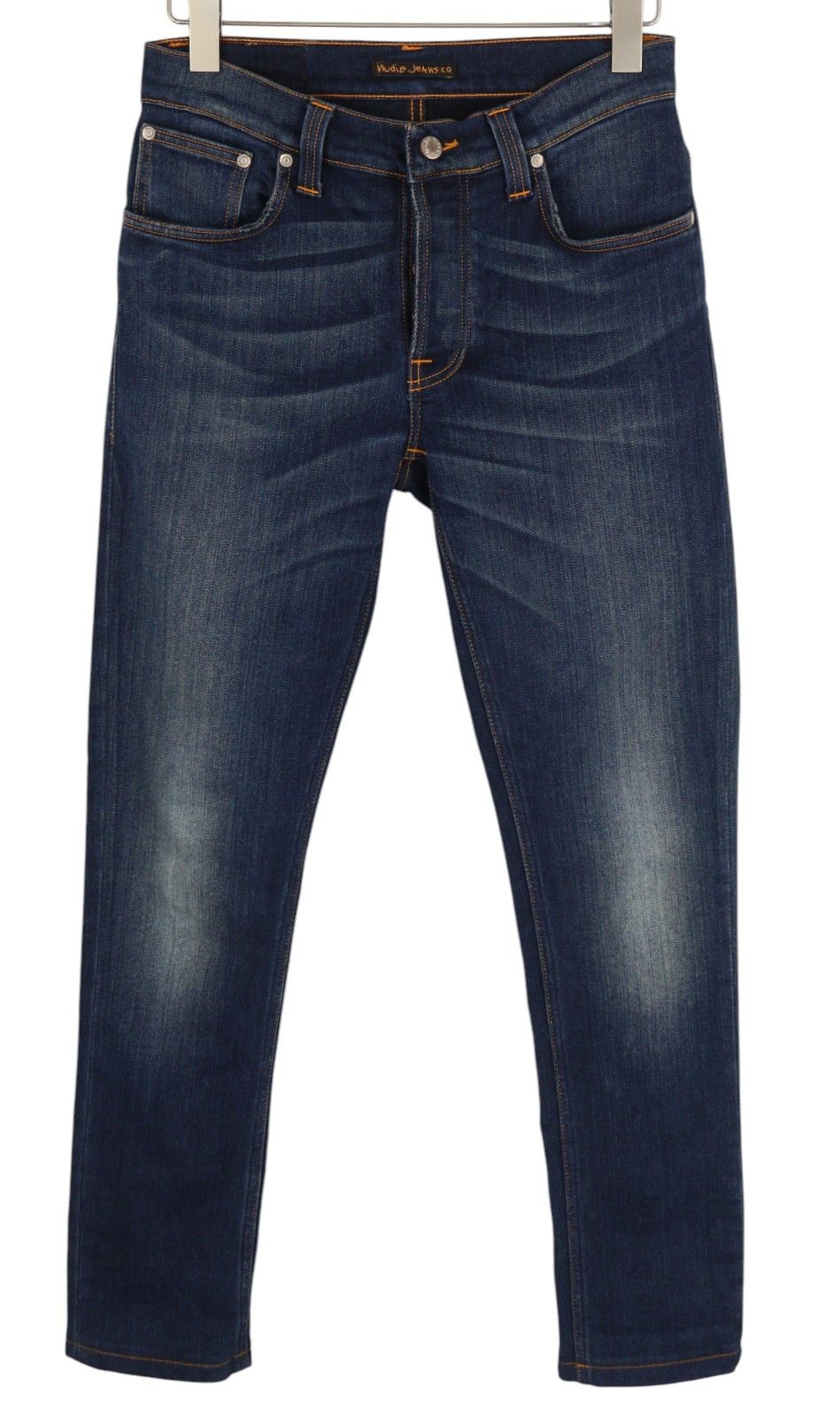 Nudie Jeans GRIM TIM W31/L30 Washed Denim Deep Slim Jeans 83609 Size US 31 - 1 Thumbnail