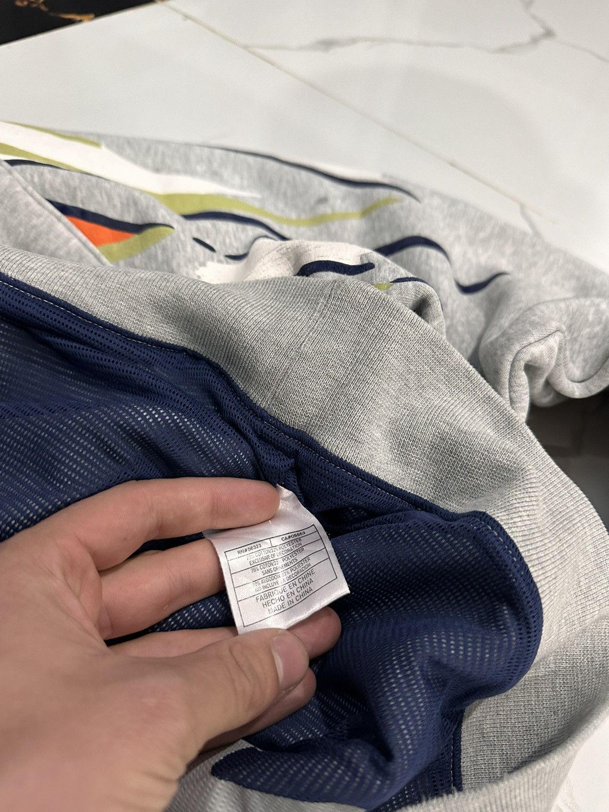 Nike × Vintage JORDAN VINTAGE DOUBLE LOGO STREETWEAR ZIP-HOODIE Size US XXL / EU 58 / 5 - 10 Thumbnail