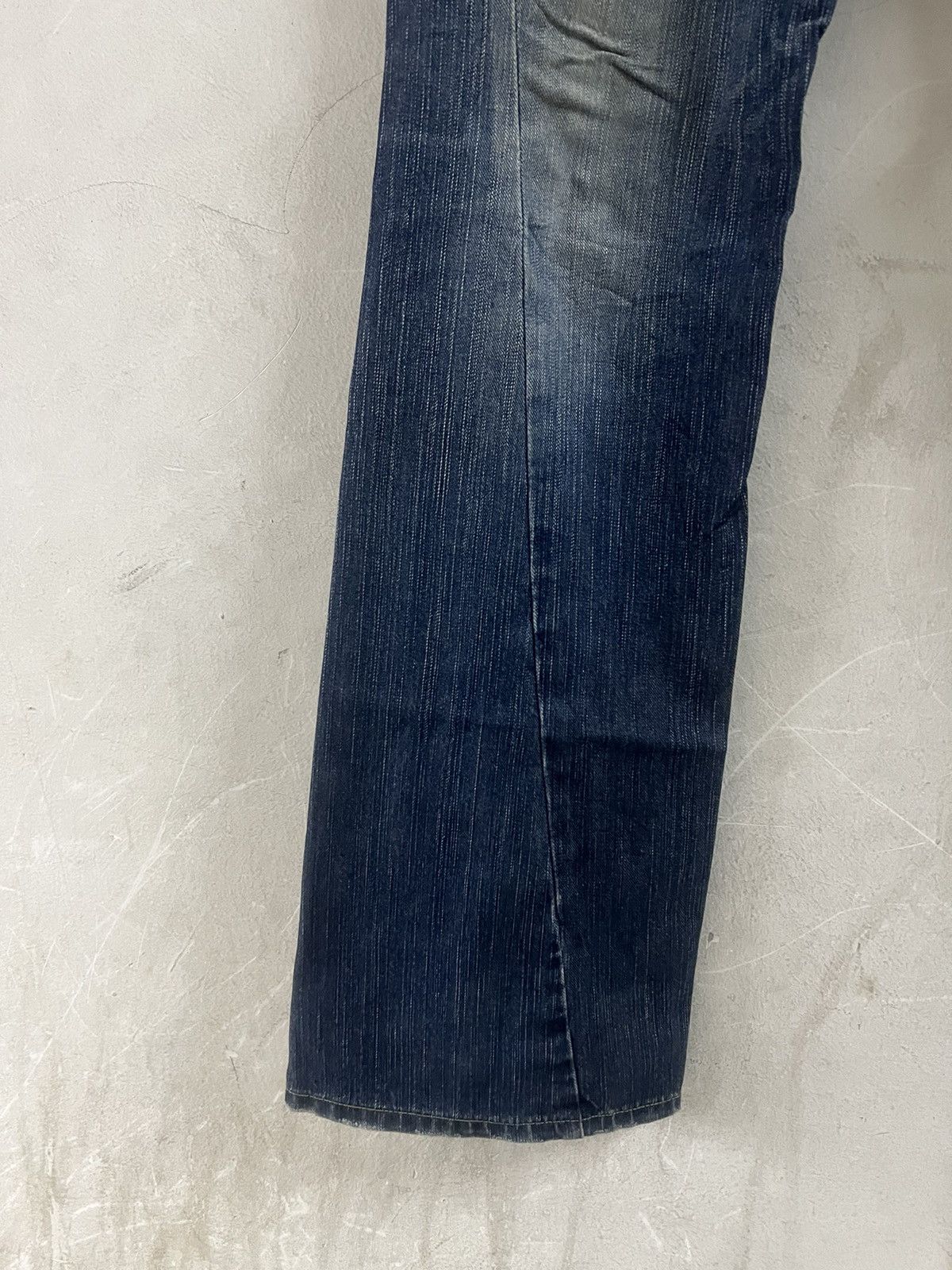 Japanese Brand × Vintage FLARED🔥VINTAGE LEE DISTRESSED DENIM TWIST PANT Size US 35 - 6 Thumbnail