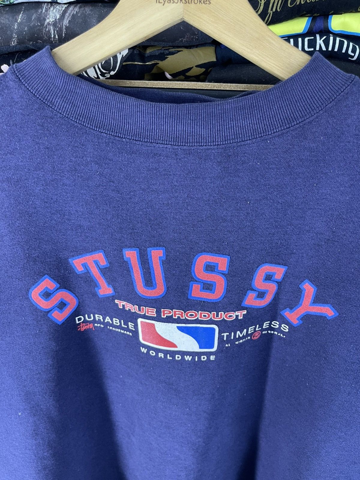 Stussy 1990s Vintage Stüssy "True Product" Sweatshirt Size US M / EU 48-50 / 2 - 4 Thumbnail