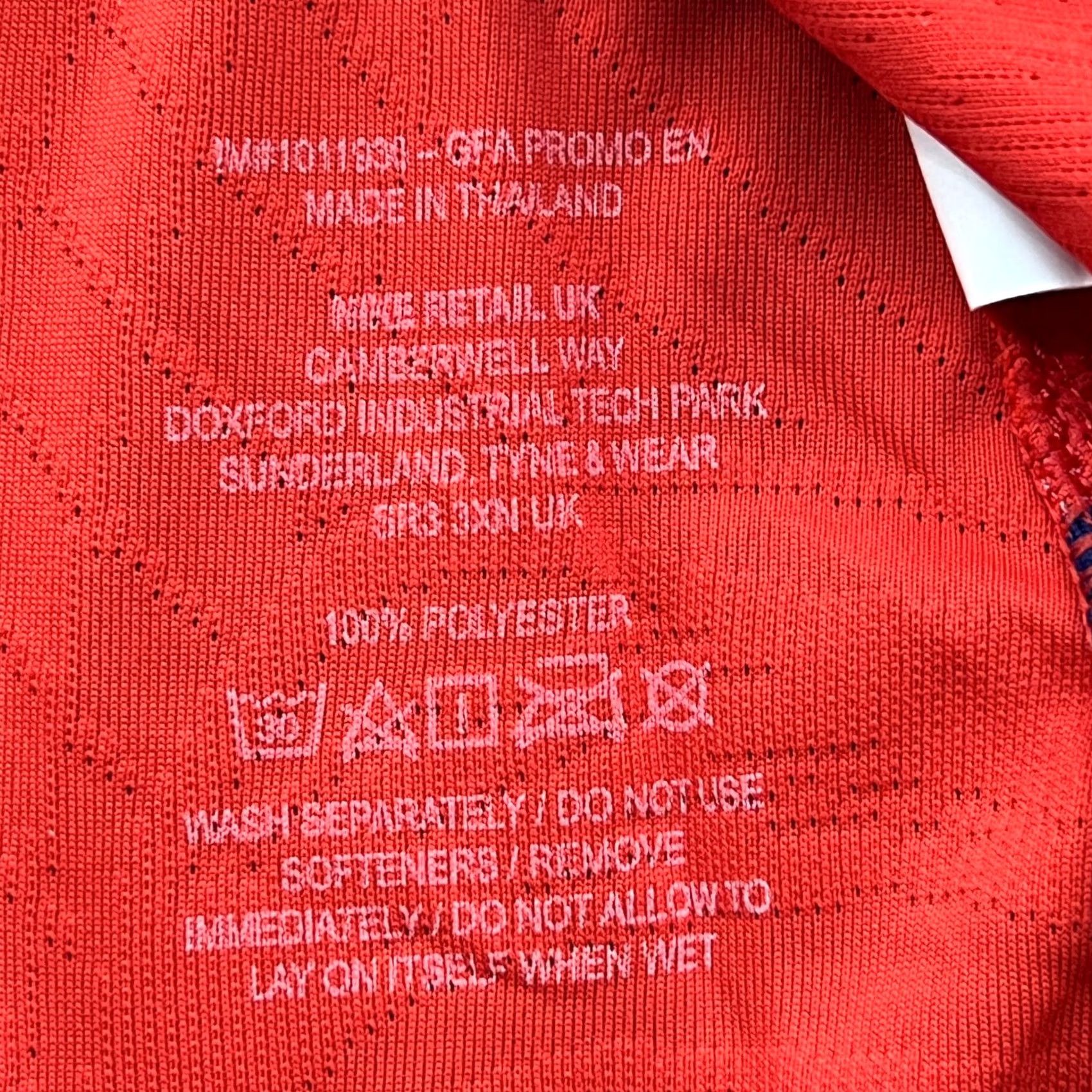 Nike Nike England 2022 2023 Away Player Issue Jersey Football Mens Medium Shirt Orange GFA Moisture Wicking Quick Dry Nike Shirt Mens Size US M / EU 48-50 / 2 - 7 Thumbnail