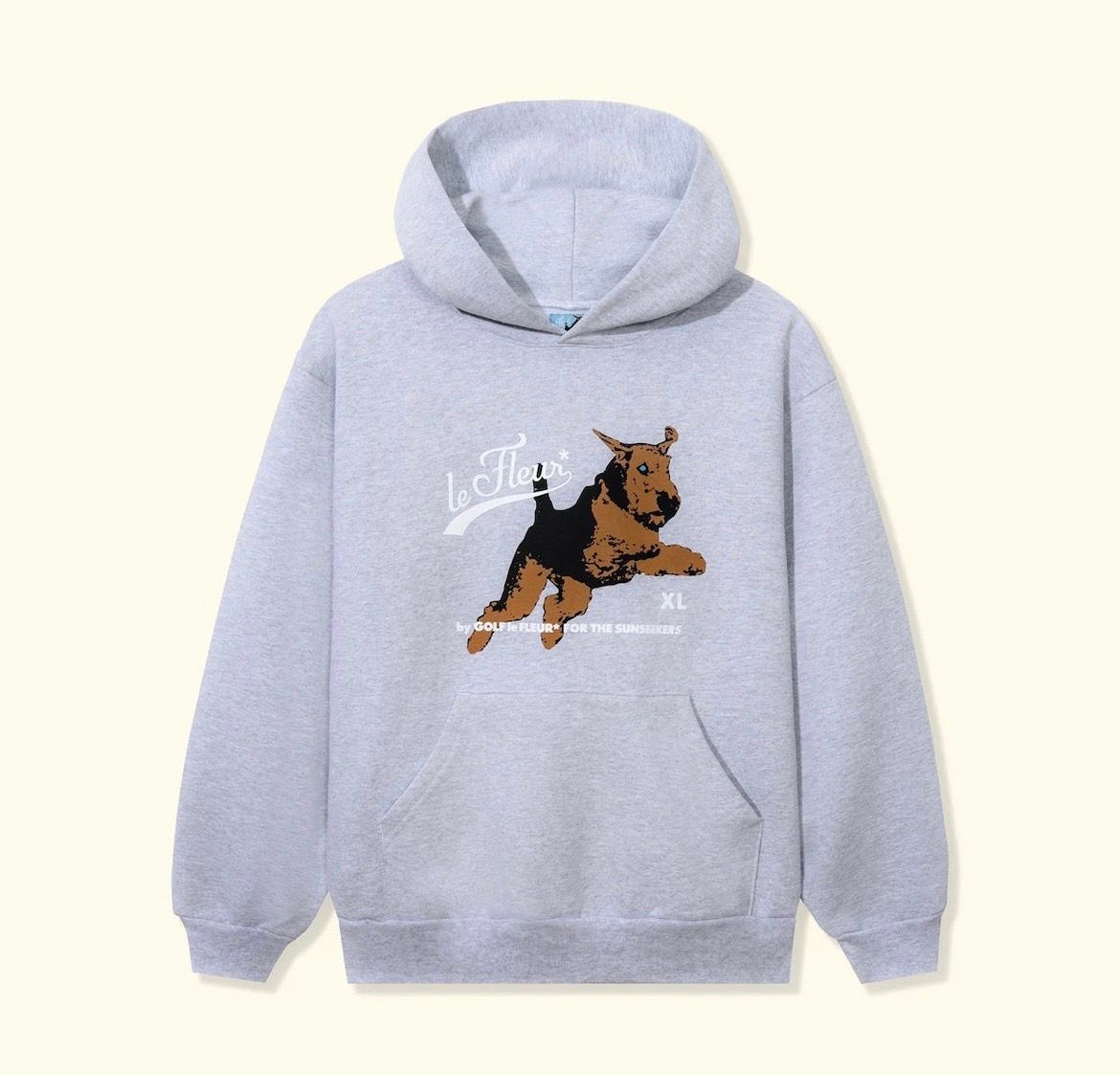 Pre-owned Golf Le Fleur X Golf Wang Golf Le Fleur Darryl Dog Hoodie Size Large In White