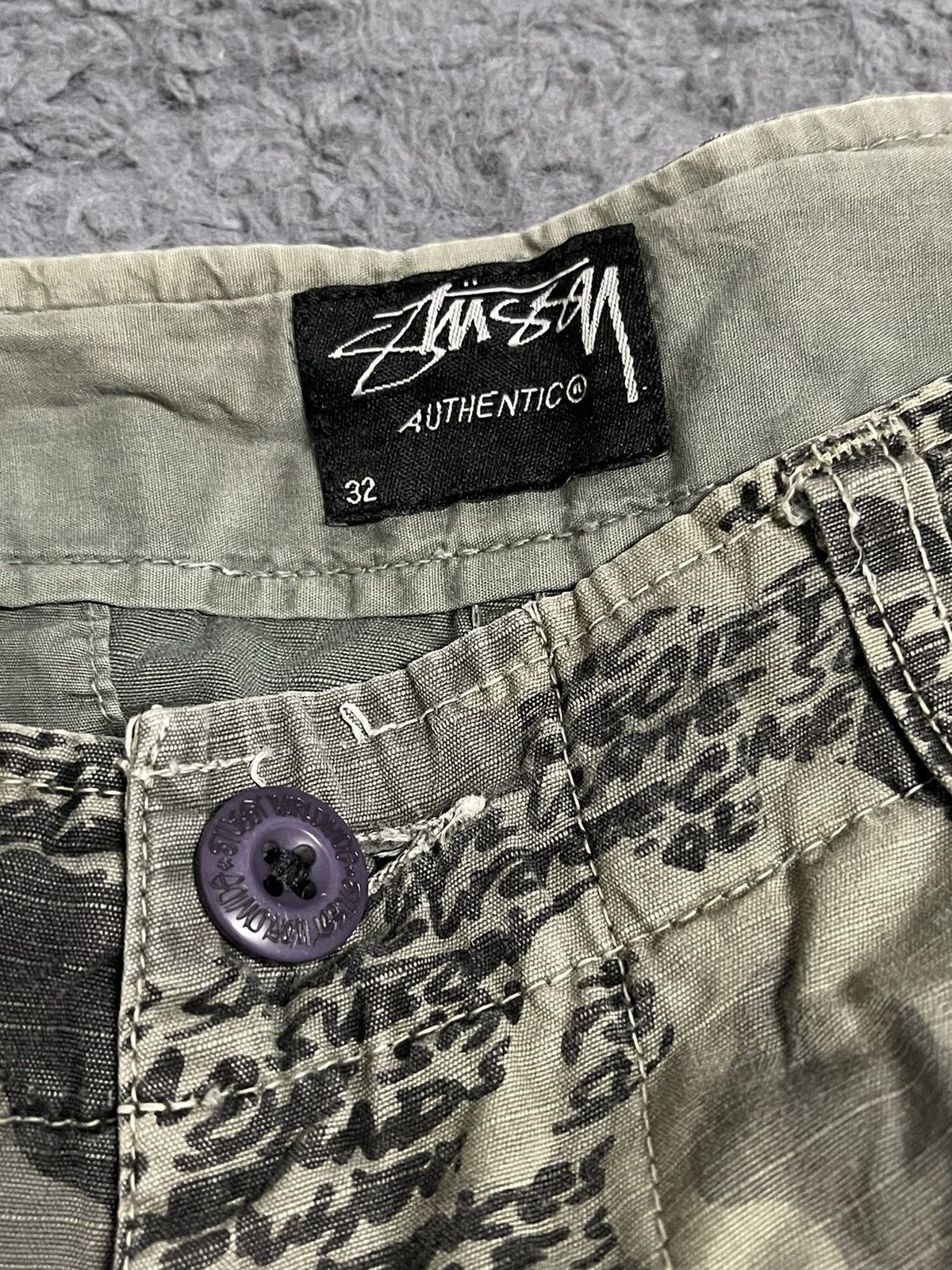 Stussy Vintage Stussy Cargo Half Pants Size US 32 / EU 48 - 7 Thumbnail