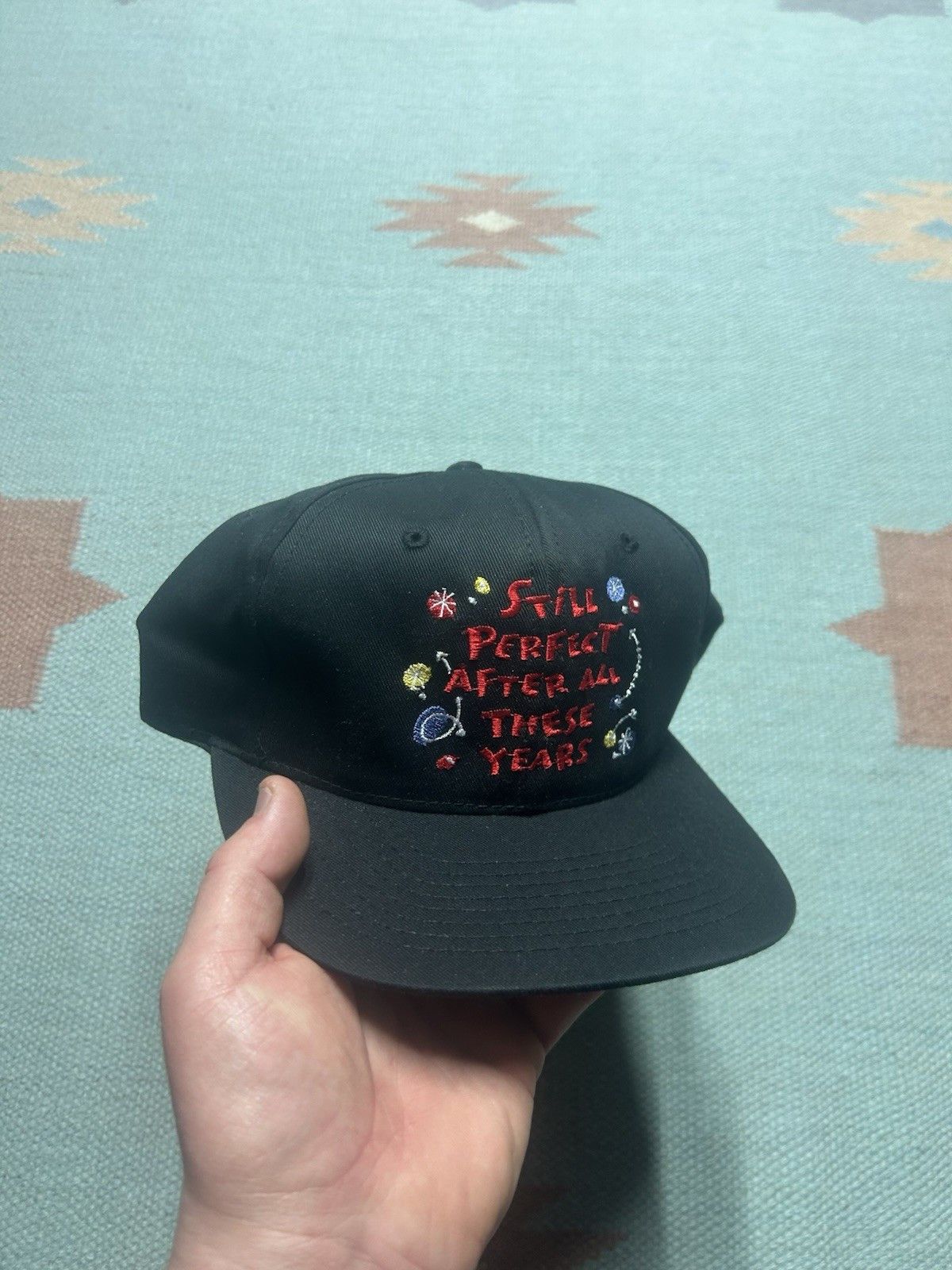 Vintage Vtg SnapBack hat still perfect after all these years black Size ONE SIZE - 1 Thumbnail