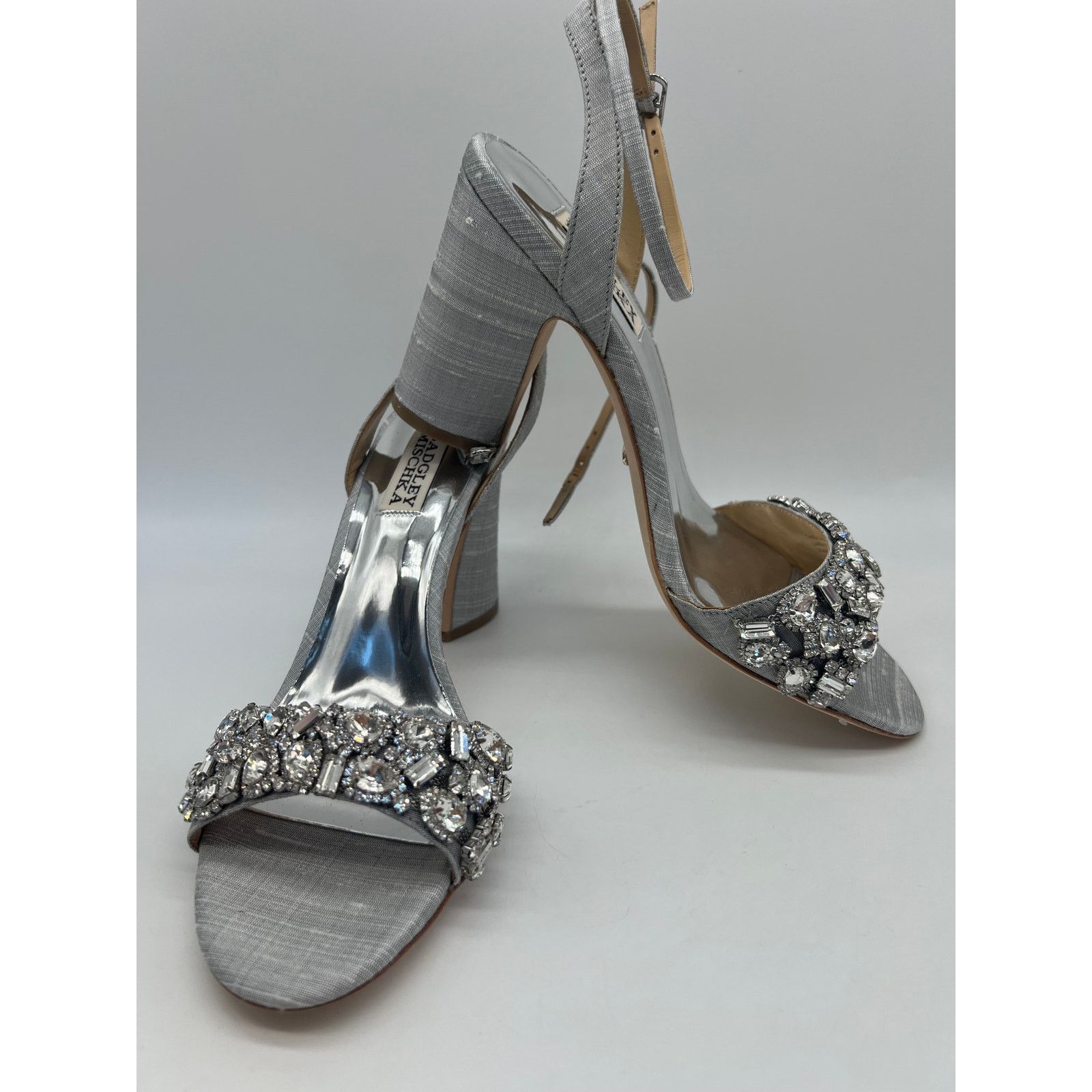 Badgley Mischka Jill Heeled Sandal - Women's Dress Sandals With Ornamental Detail - View #6