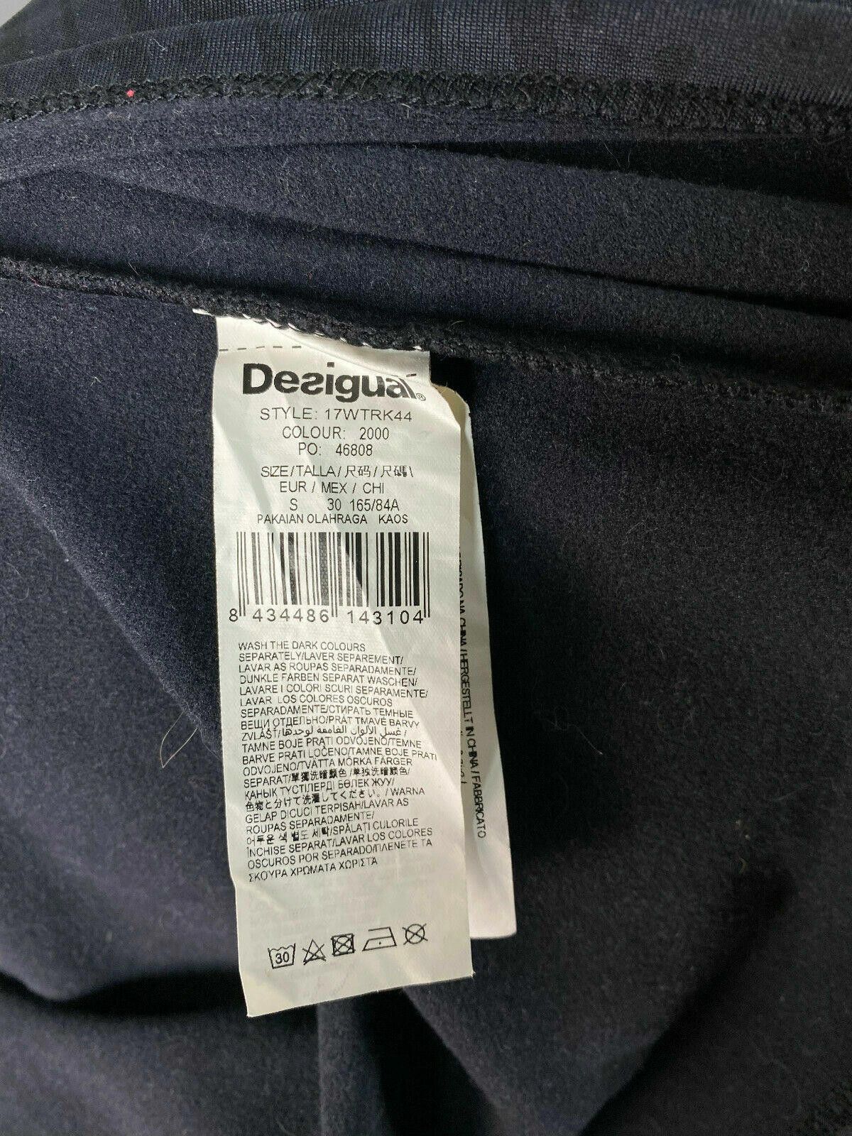 Desigual Desigual Black Floral 1/4 Zip Pullover Thermo Top Size S Size S / US 4 / IT 40 - 10 Thumbnail