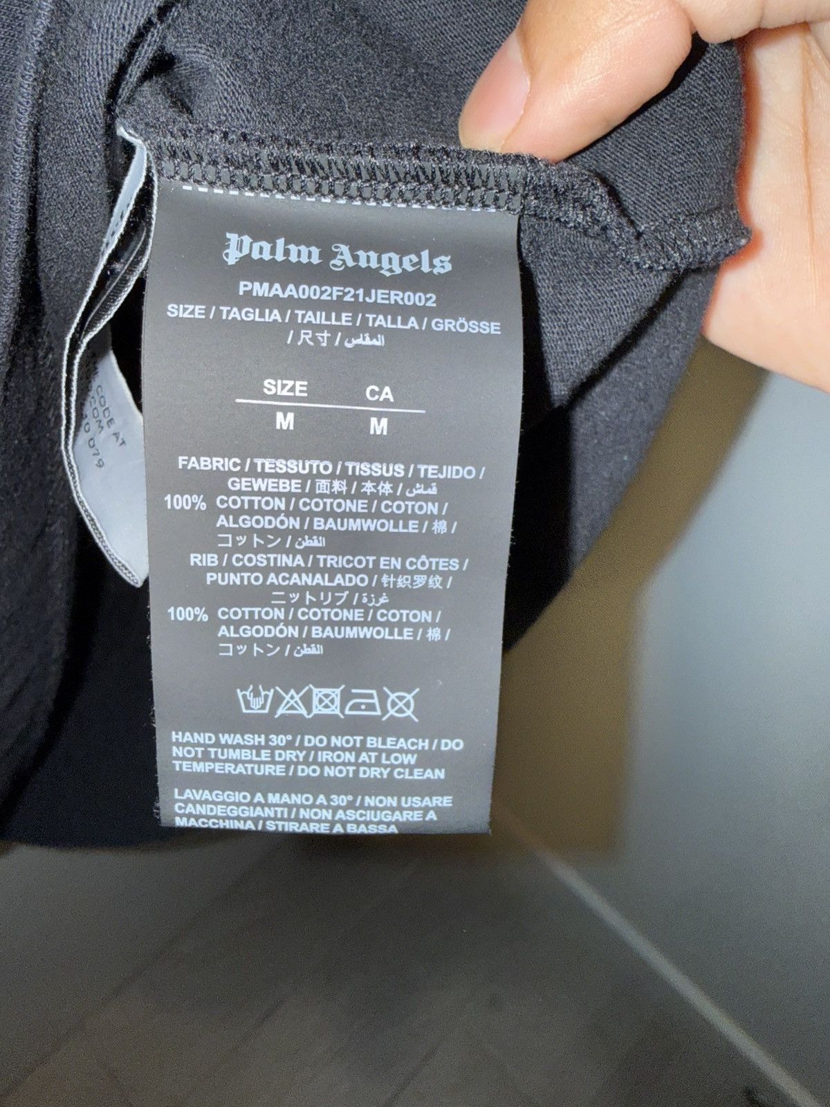 Palm Angels Classic Logo Over T-Shirt Size US M / EU 48-50 / 2 - 3 Thumbnail