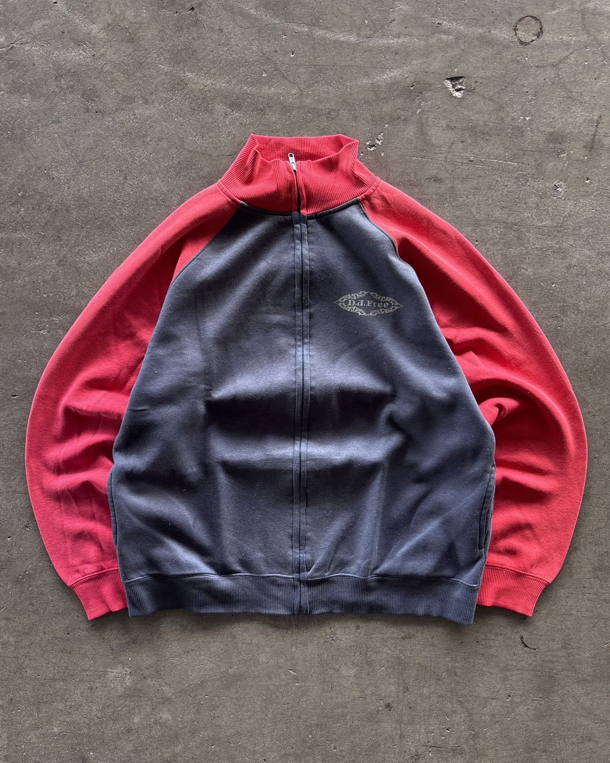 If Six Was Nine × Japanese Brand × Le Grande Bleu (L.G.B.) 2000s Dj Free Dragon Zip Up Crewneck Size US L / EU 52-54 / 3 - 1 Thumbnail