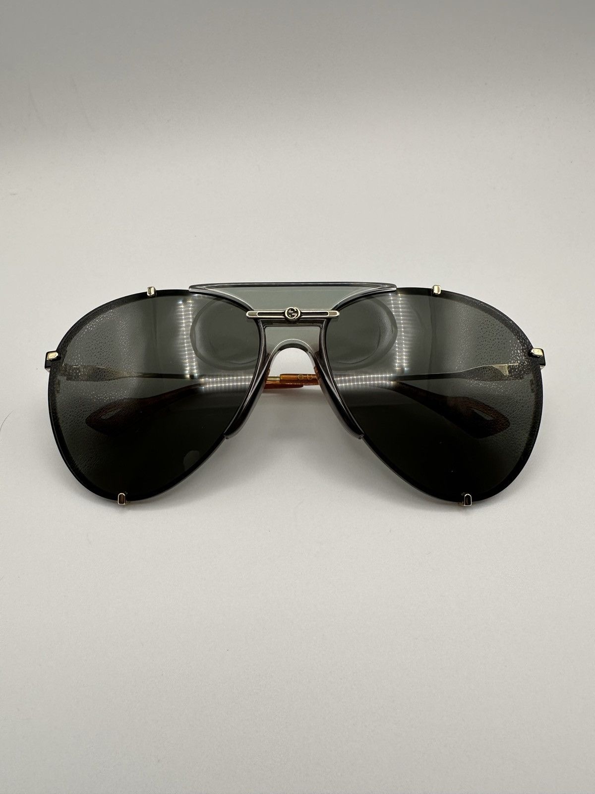 Gucci Gucci Aviator Sunglasses Size ONE SIZE - 8 Thumbnail