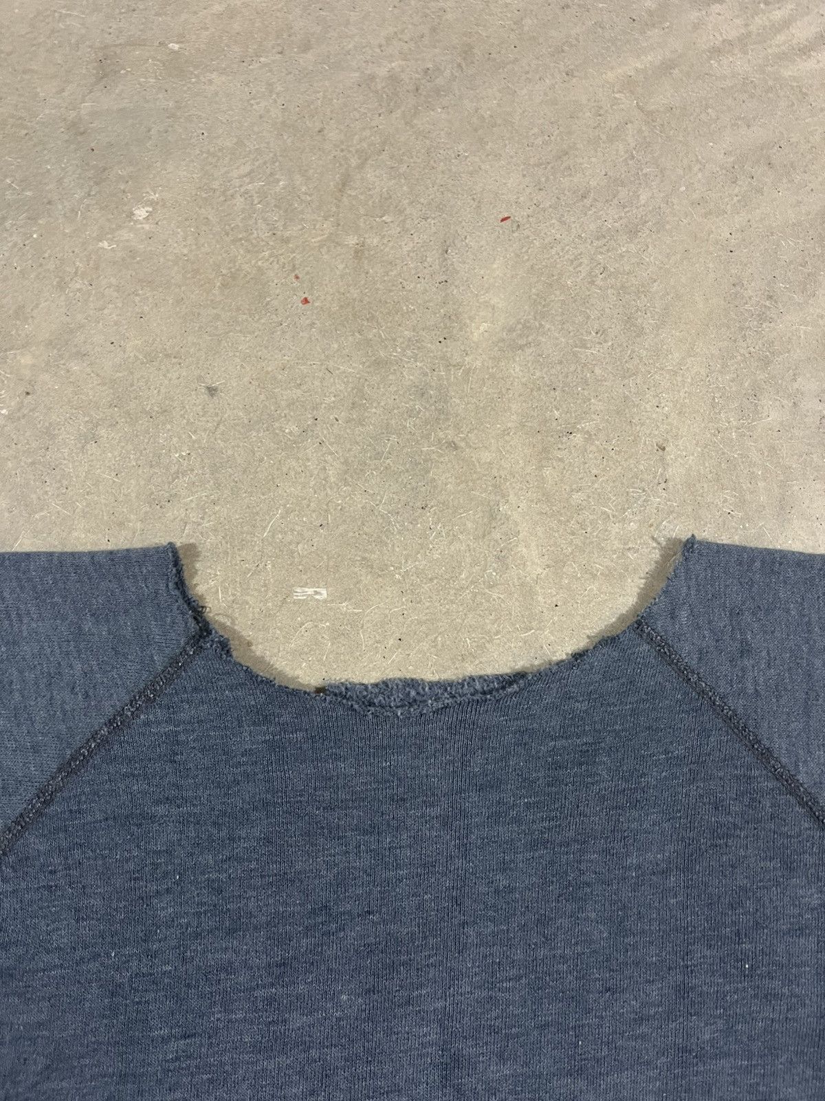 Vintage Vintage 70s Blank Grey Raglan Crewneck Sweatshirt Size US L / EU 52-54 / 3 - 3 Thumbnail