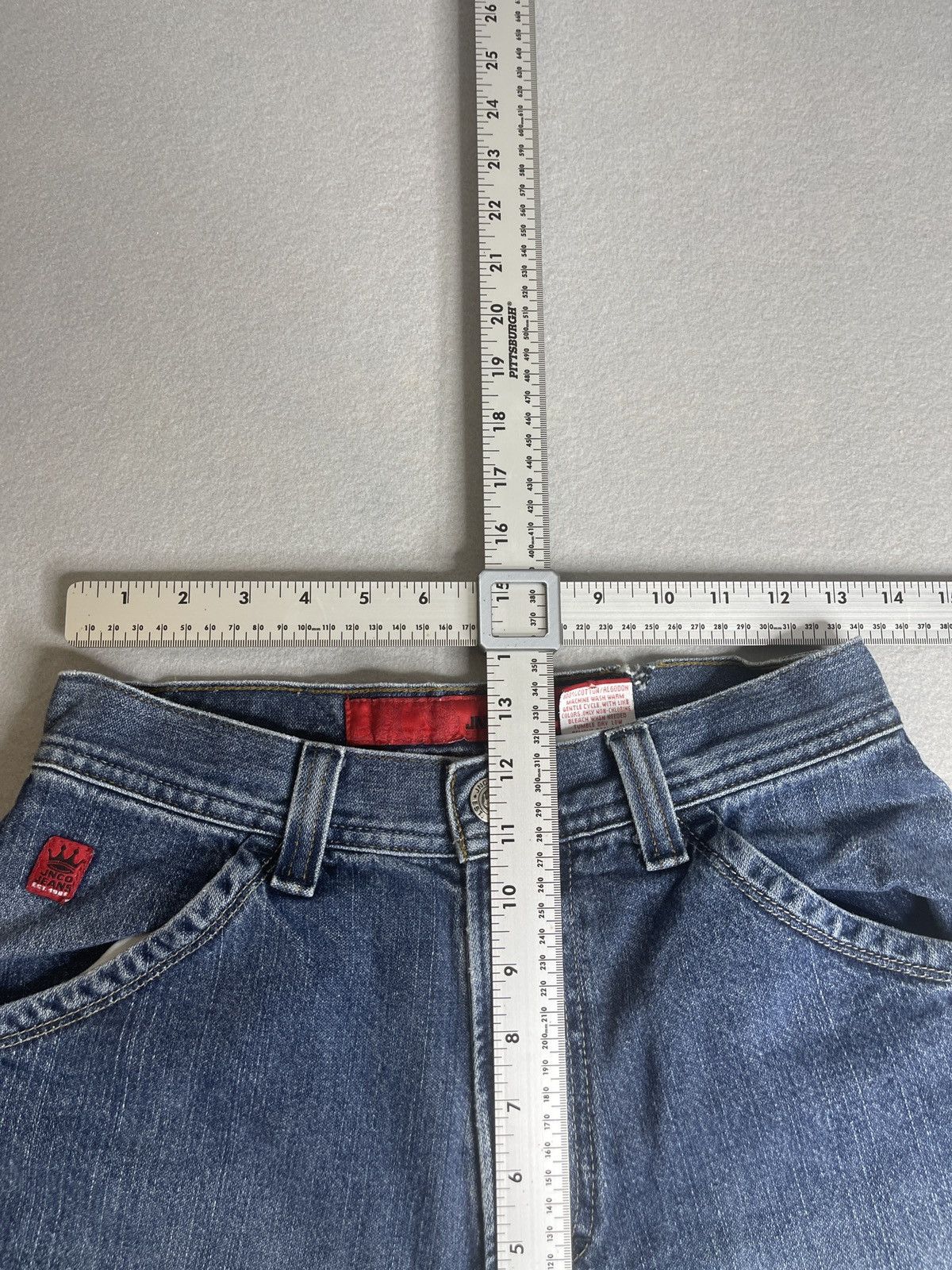 JNCO Vintage JNCO Jeans Size 14 Actual 28x28 Crown Straight Leg Size US 28 / EU 44 - 13 Thumbnail