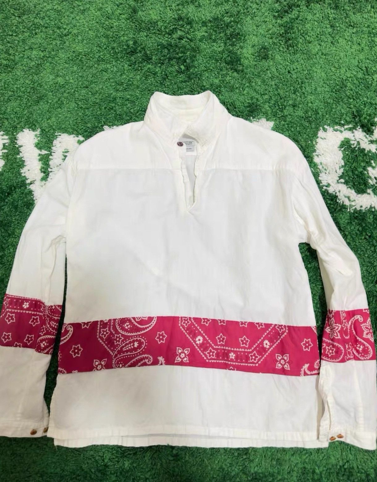 トップス visvim 17SS KERCHIEF BORDER TUNIC SHIRT Yahoo!オークション - visvim 17ss KERCHIEF BORDER TUNIC SHIRT