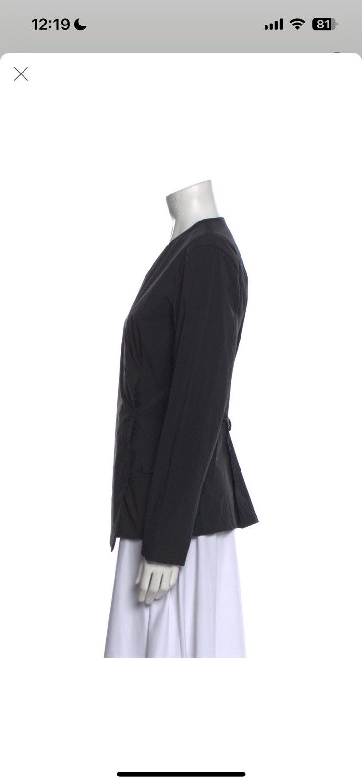 Issey Miyake Issey Miyake V-Neck Wrap Top Size S / US 4 / IT 40 - 2 Thumbnail