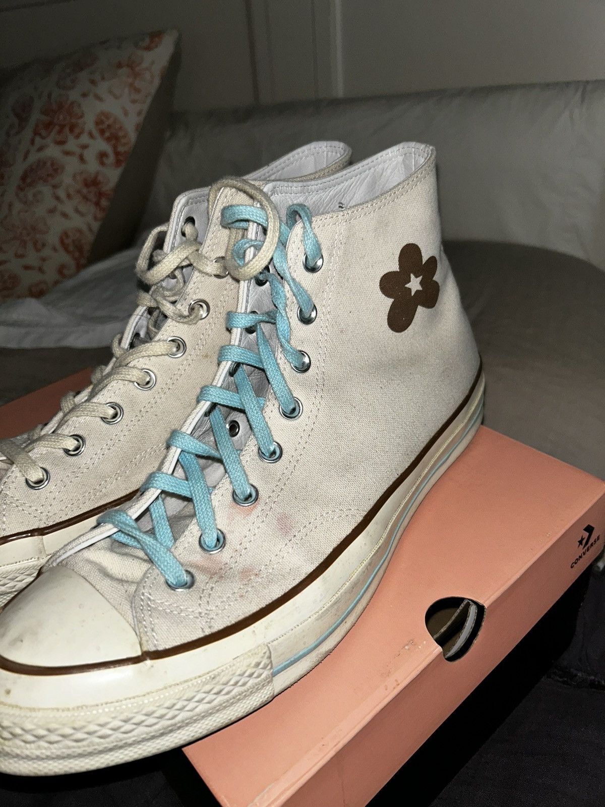 Converse Golf Wang Golf le Fleur Golf Le Fleur Converse Parchment Grailed