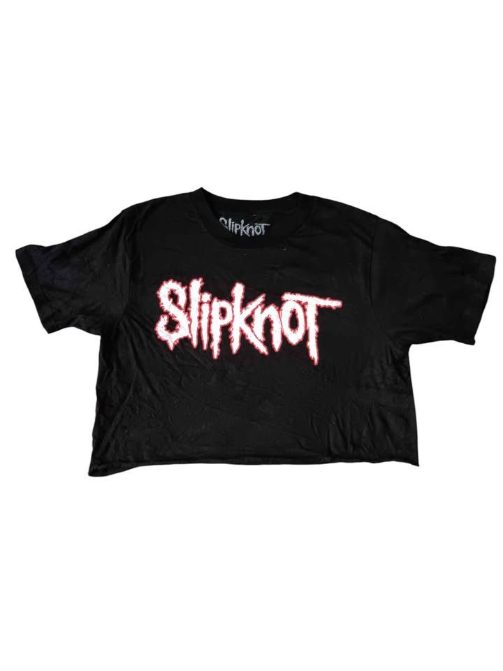 Band Tees SLIPKNOT CROPTOP T-SHIRT Size M / US 6-8 / IT 42-44 - 1 Thumbnail