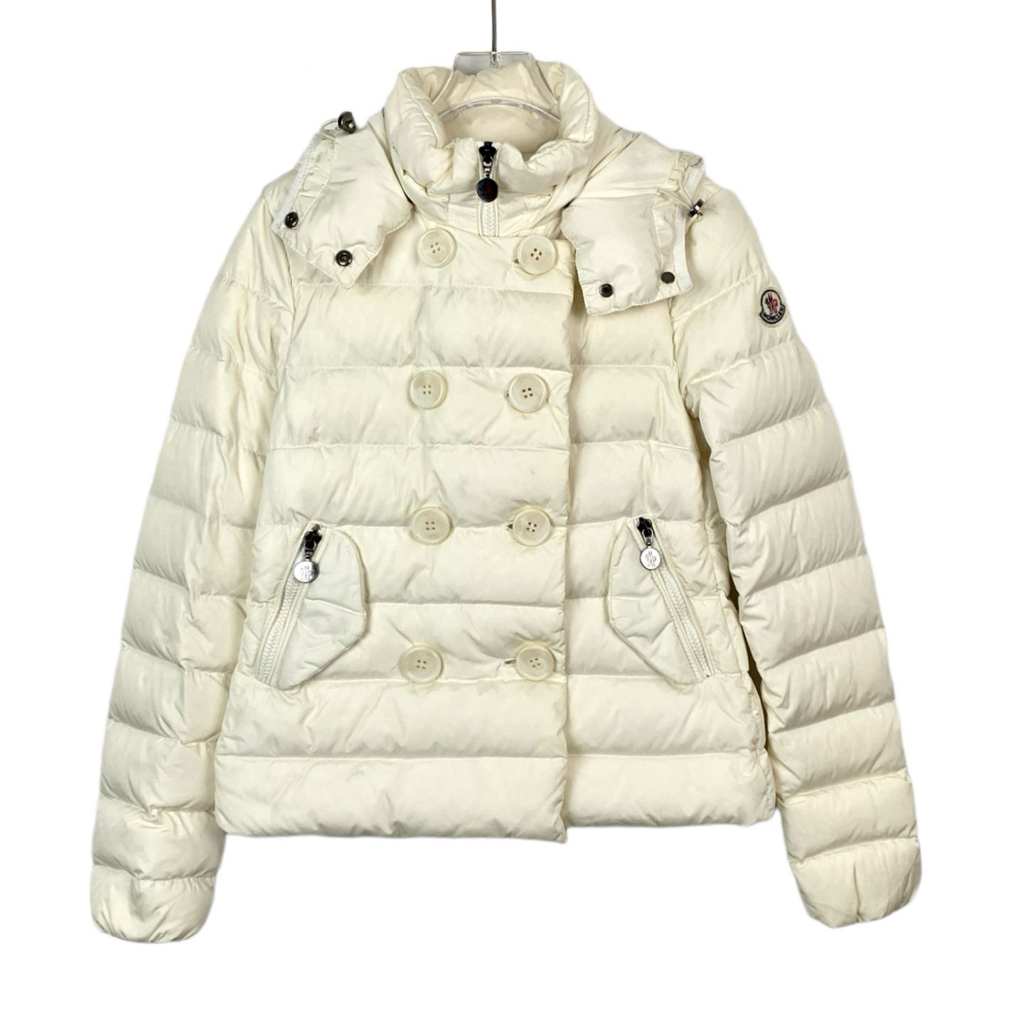 Moncler Moncler Beige Quilted Down Jacket (Size XS) Size XS / US 0-2 / IT 36-38 - 1 Thumbnail