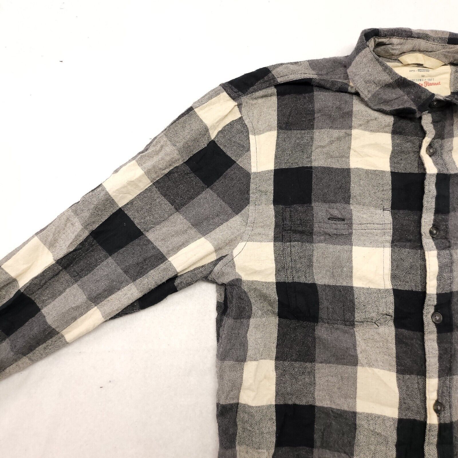 Urban Pipeline Urban Pipeline Gingham Flannel Shirt Mens Size Small S Gray Size US S / EU 44-46 / 1 - 4 Thumbnail