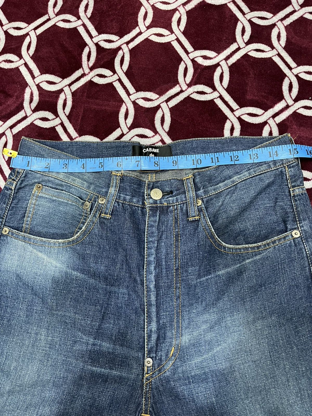 CABANE de ZUCCa 🔥Cabane De Zucca Redline Selvedge Denim Size US 30 / EU 46 - 23 Thumbnail
