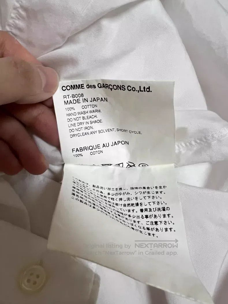Comme des Garcons Comme Des Garcons Floral collar shirt, three-dimensional, Size XS / US 0-2 / IT 36-38 - 4 Thumbnail