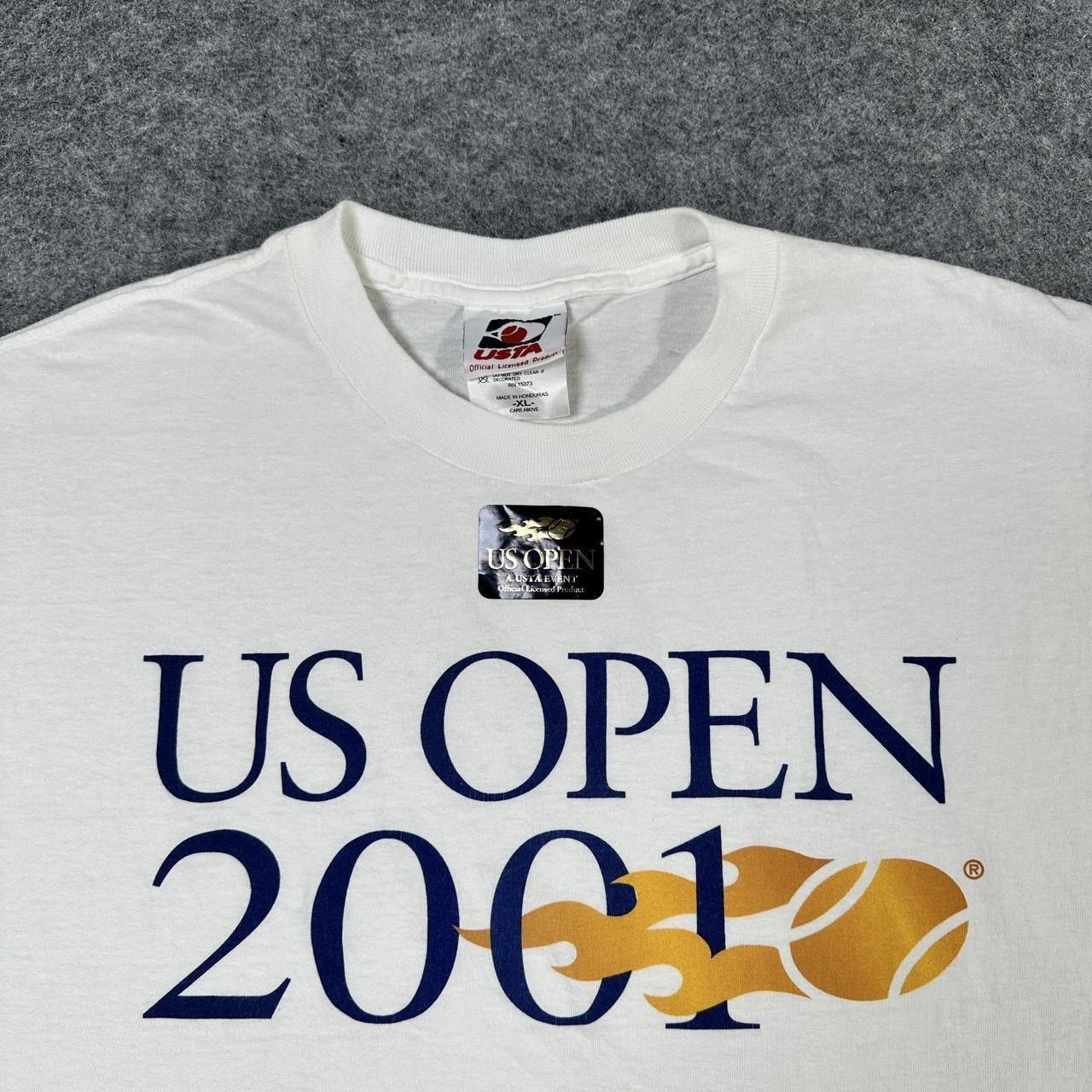 Vintage Vintage Official USTA US Open 2001 Shirt Size US XL / EU 56 / 4 - 3 Thumbnail