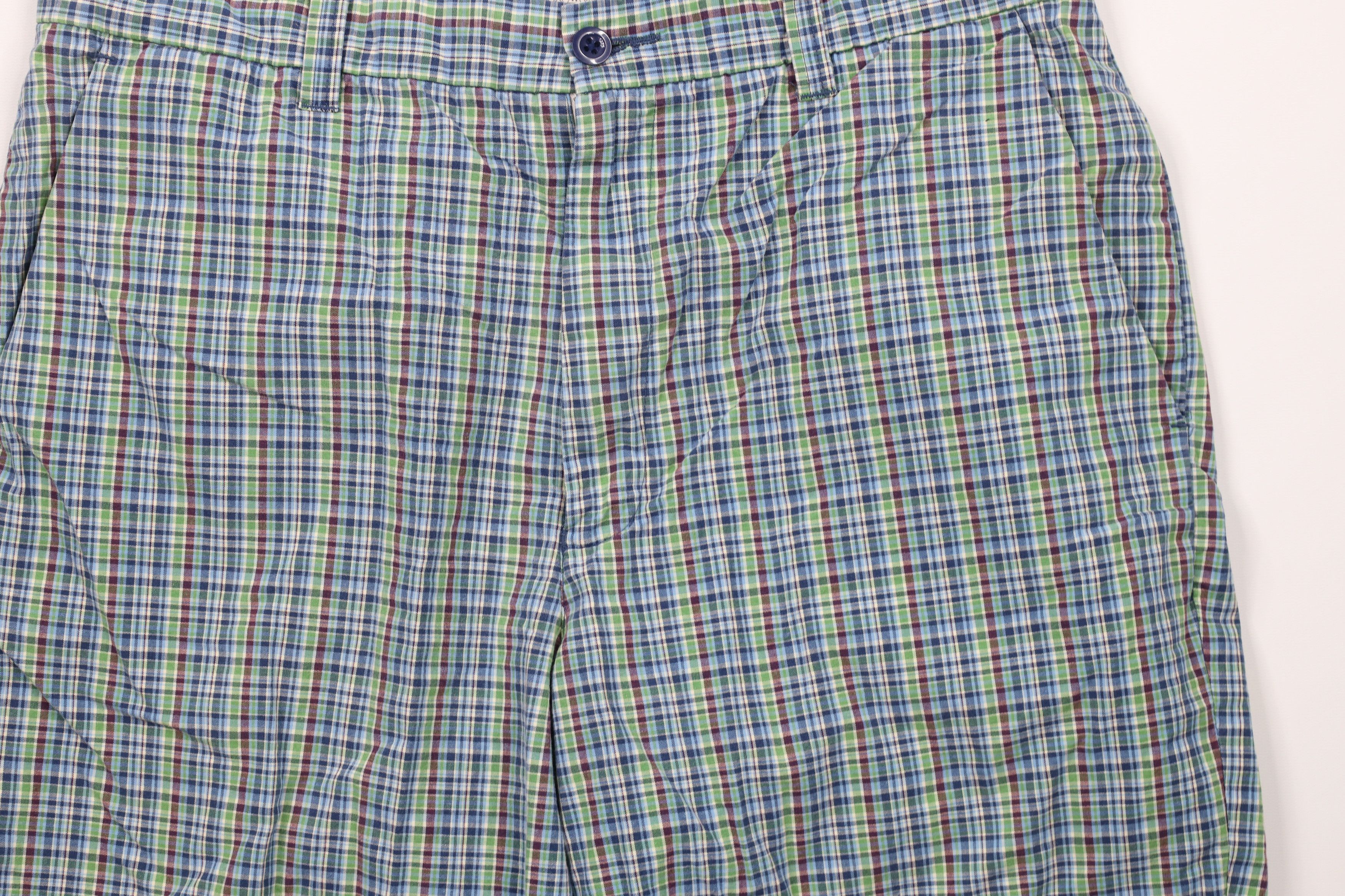 Gap × Vintage Vintage Gap Cotton Chino Golf Golfing Shorts Rainbow Plaid Size US 36 / EU 52 - 3 Thumbnail