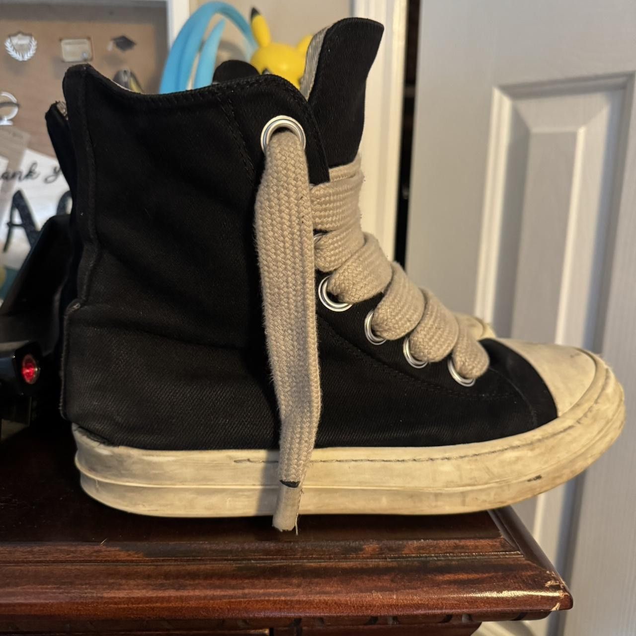 Rick Owens Drkshdw Rick Owens DRKSHDW Jumbo Lace Ramones Size US 11 / EU 44 - 5 Thumbnail