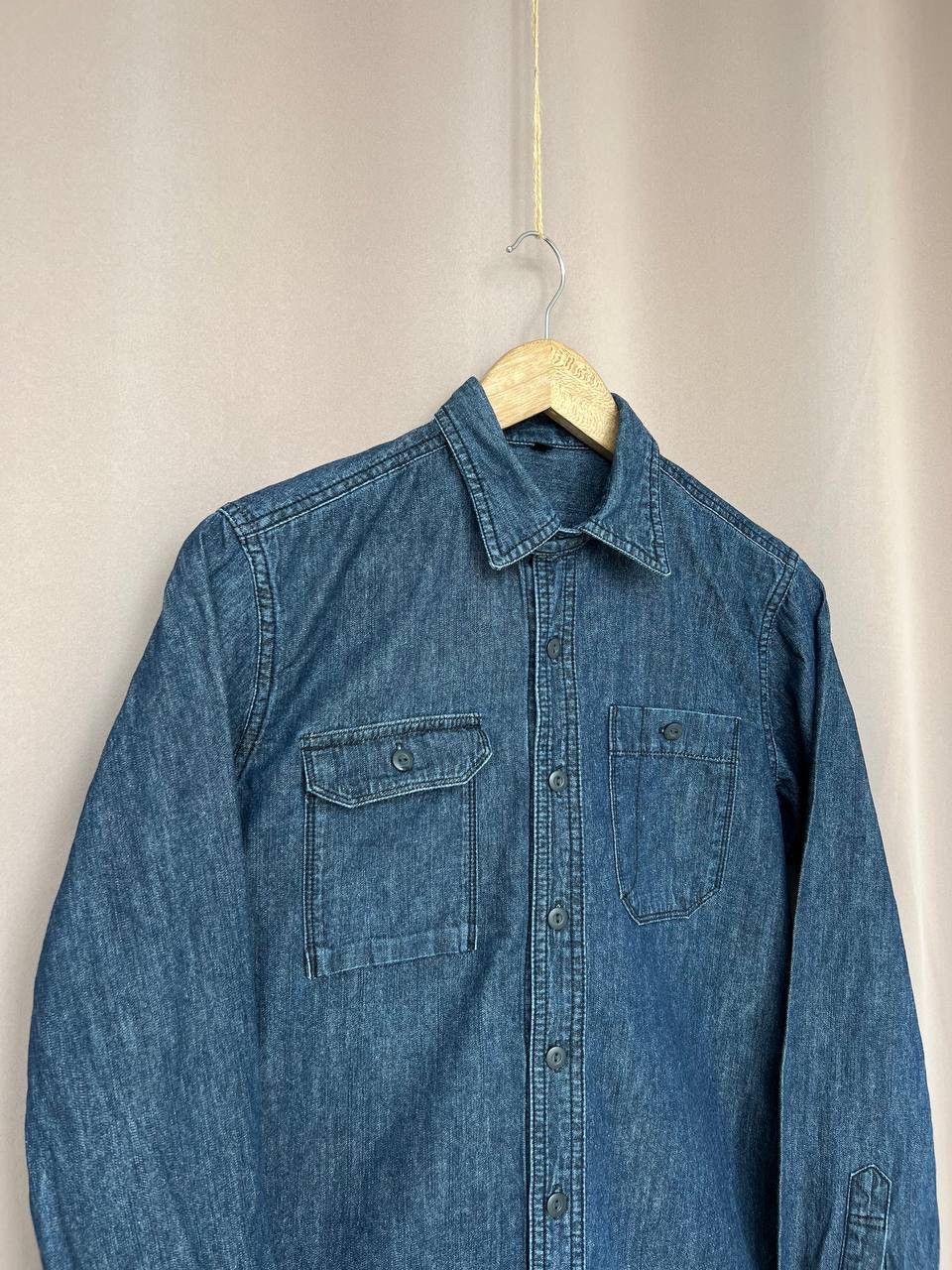 Muji Muji Japanese Denim Button Shirt Mens Size S Vintage Size US S / EU 44-46 / 1 - 3 Thumbnail
