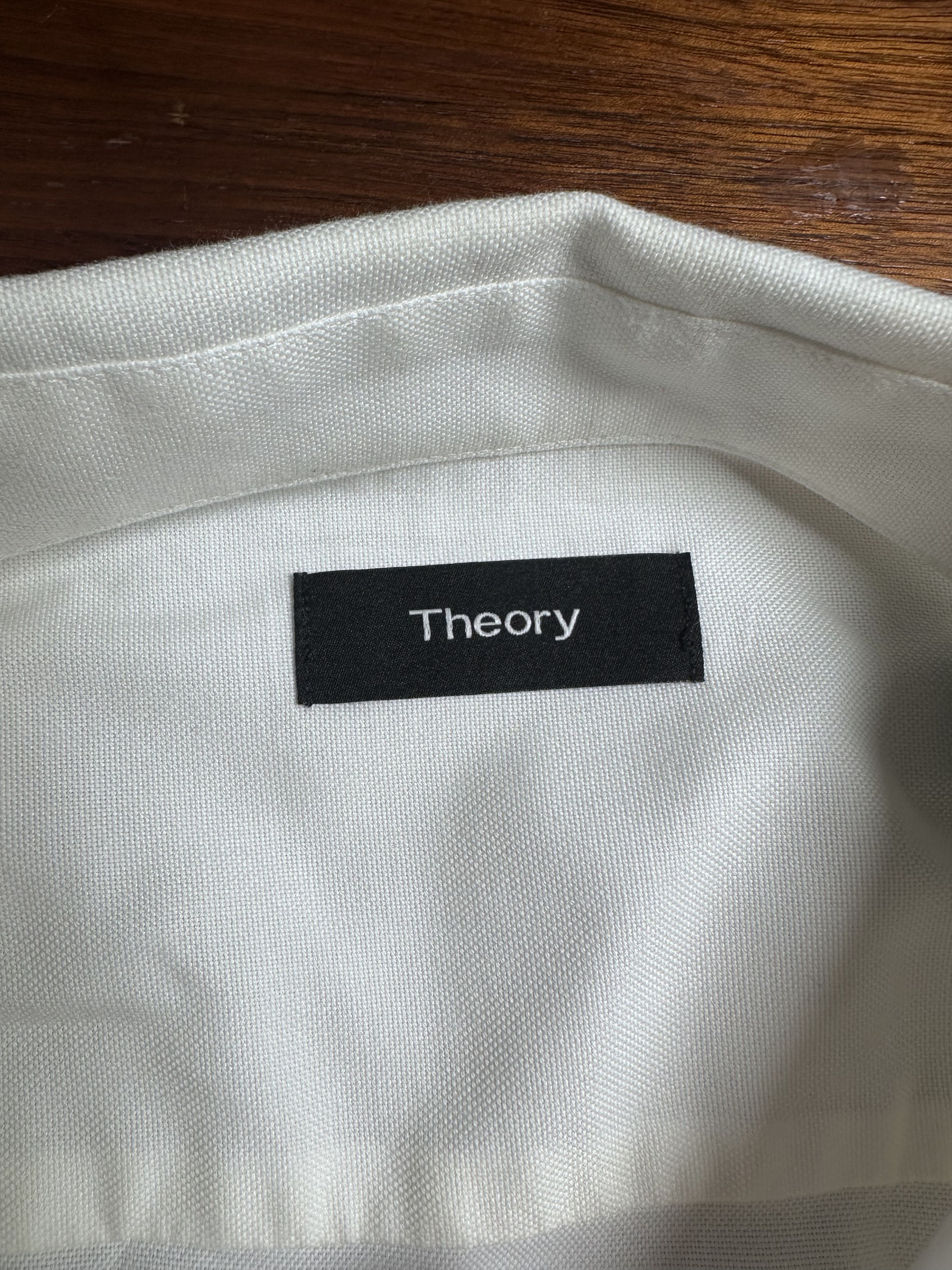 Theory Theory Oxford Slim Dress Shirt - White, Size XL Size US XL / EU 56 / 4 - 3 Thumbnail