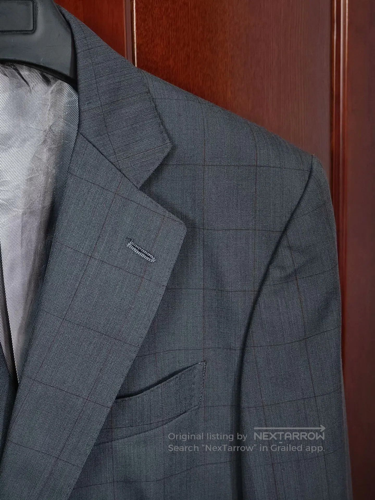Japanese Brand Taylor Lodge Gray Green Wool Blend Suit. Size US L / EU 52-54 / 3 - 2 Thumbnail