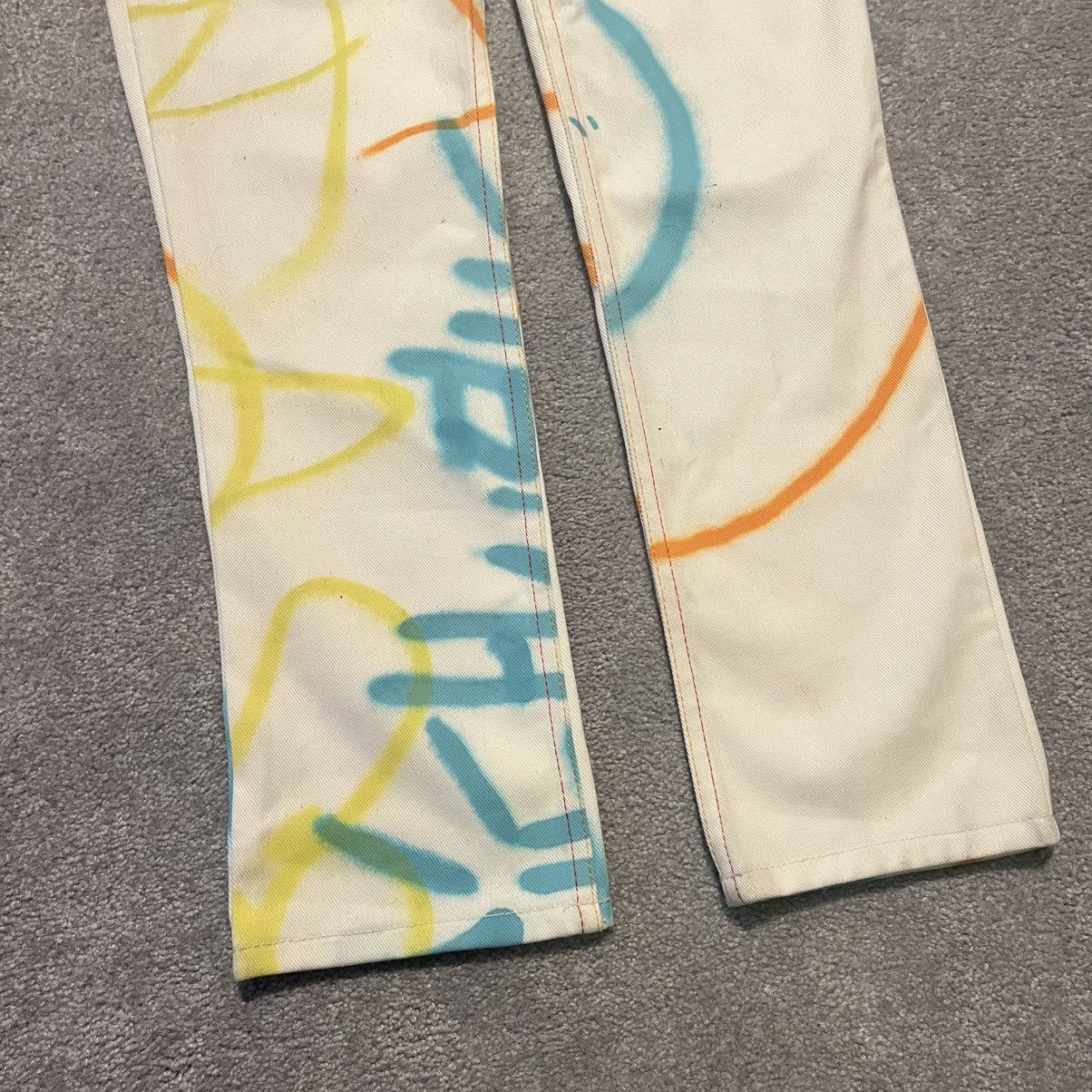 Asspizza Asspizza 2021 Therapy Spray Paint Denim Jeans 31x31 Size S Size US 31 - 8 Thumbnail