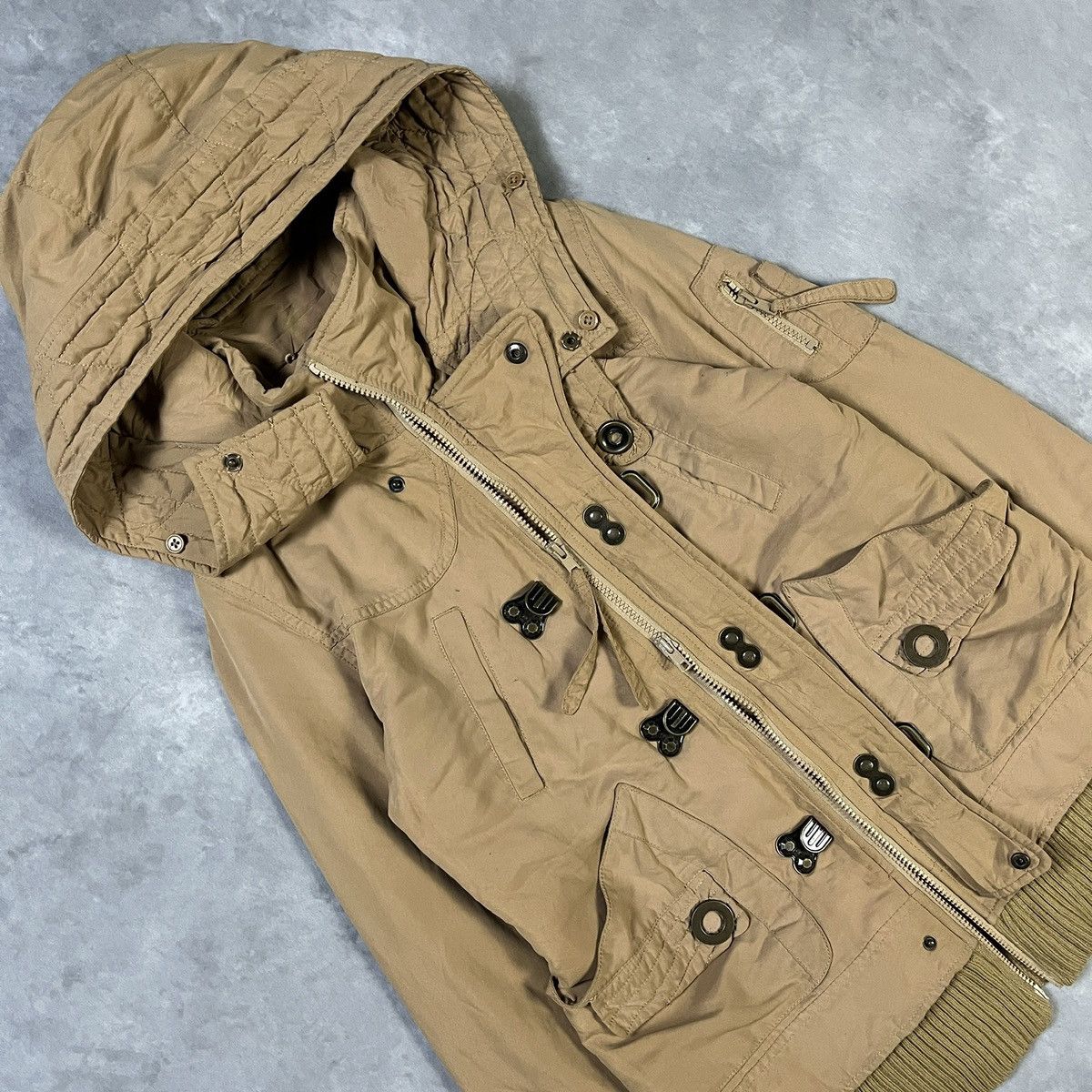 SLY 2000s ARCHIVE MILITARY JACKET TECHNICAL MULTI POCKET DESIGN Size US S / EU 44-46 / 1 - 4 Thumbnail