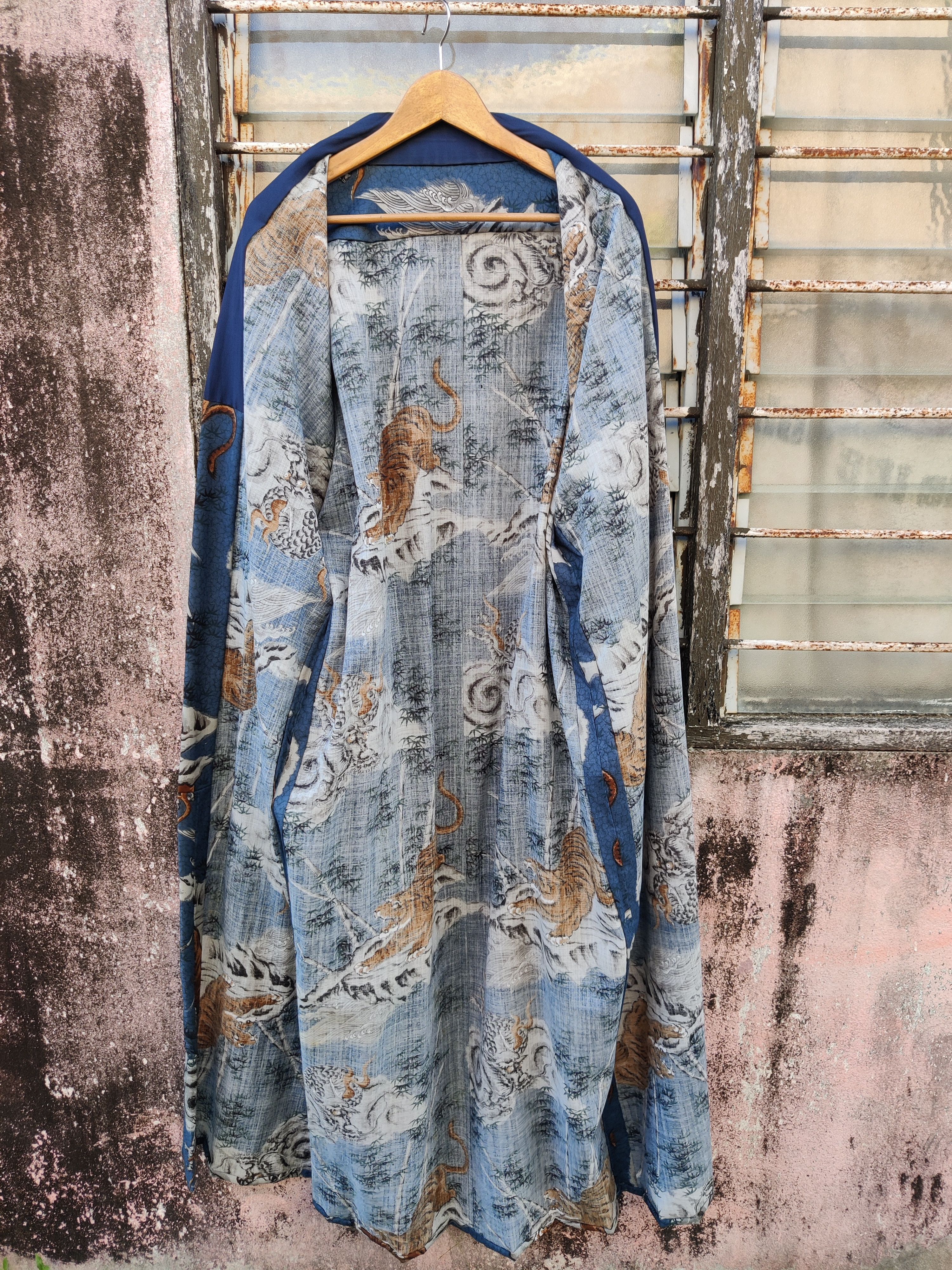 Japanese Brand 🔥Offer Me🔥 Vintage Japanese Tiger OVP Kimono Jacket Size US XL / EU 56 / 4 - 9 Thumbnail
