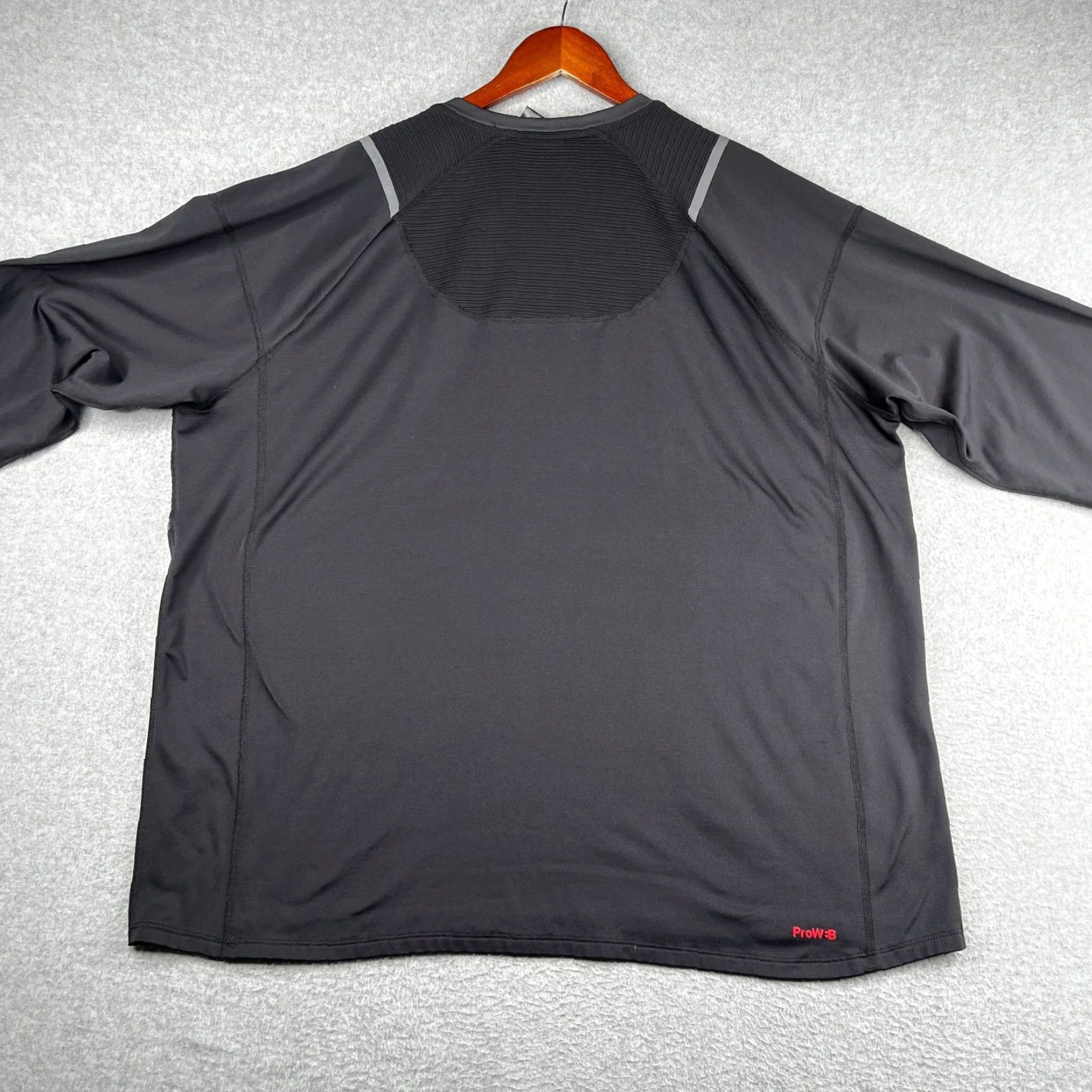 Spyder Spyder Shirt Active Long Sleeve Performance Gym 2XL Black Logo Mens Athletic Stretch Pullover Crew Neck Size US XXL / EU 58 / 5 - 7 Thumbnail