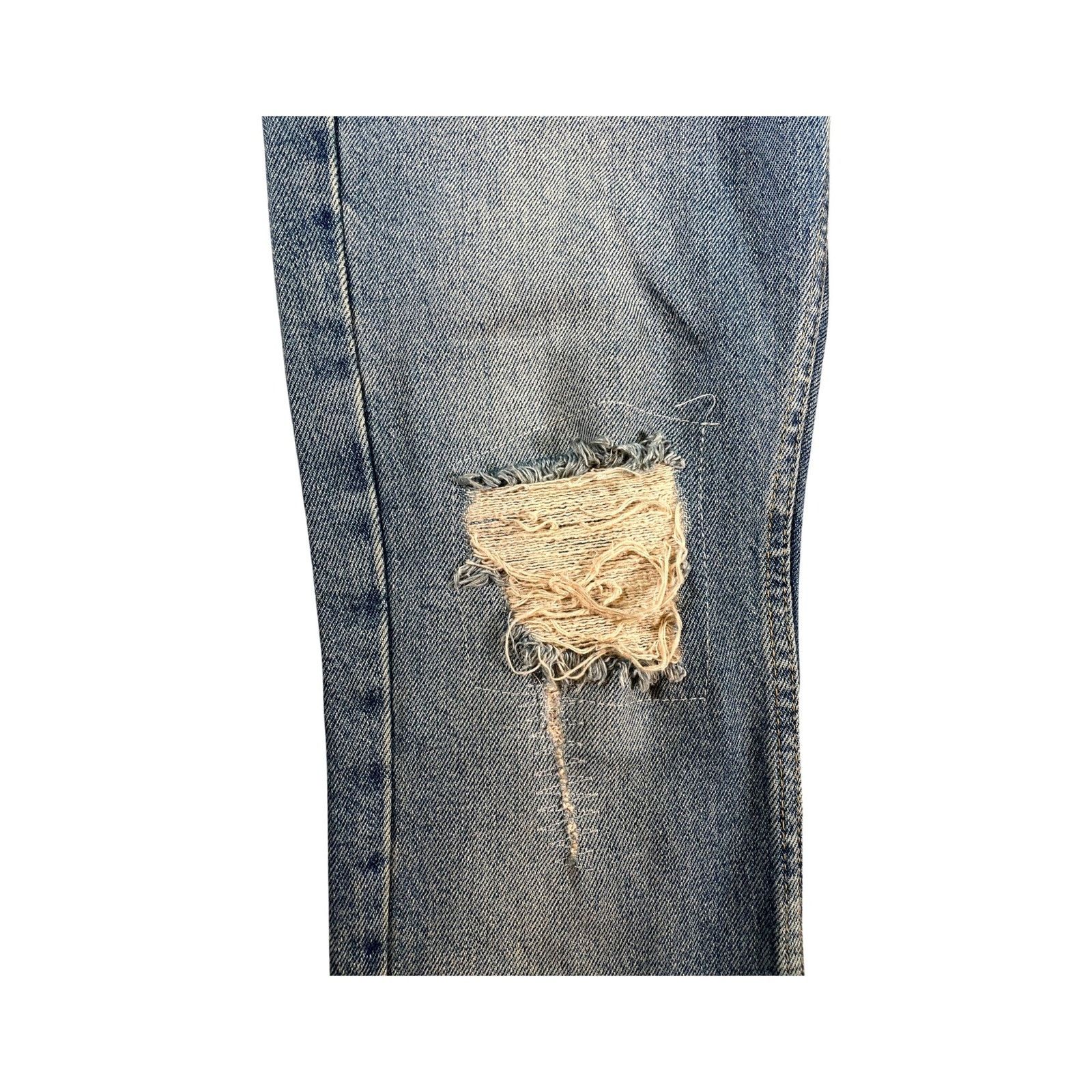 Ksubi Ksubi Knee Logo Light Wash Jeans Size US 29 - 3 Thumbnail
