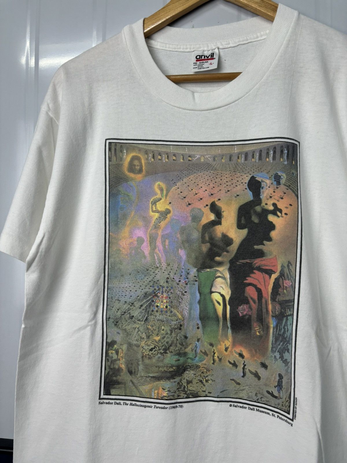 Vintage VERY RARE! Vintage 90’s Salvador Dali Hallucinogenic Art Size US L / EU 52-54 / 3 - 4 Thumbnail