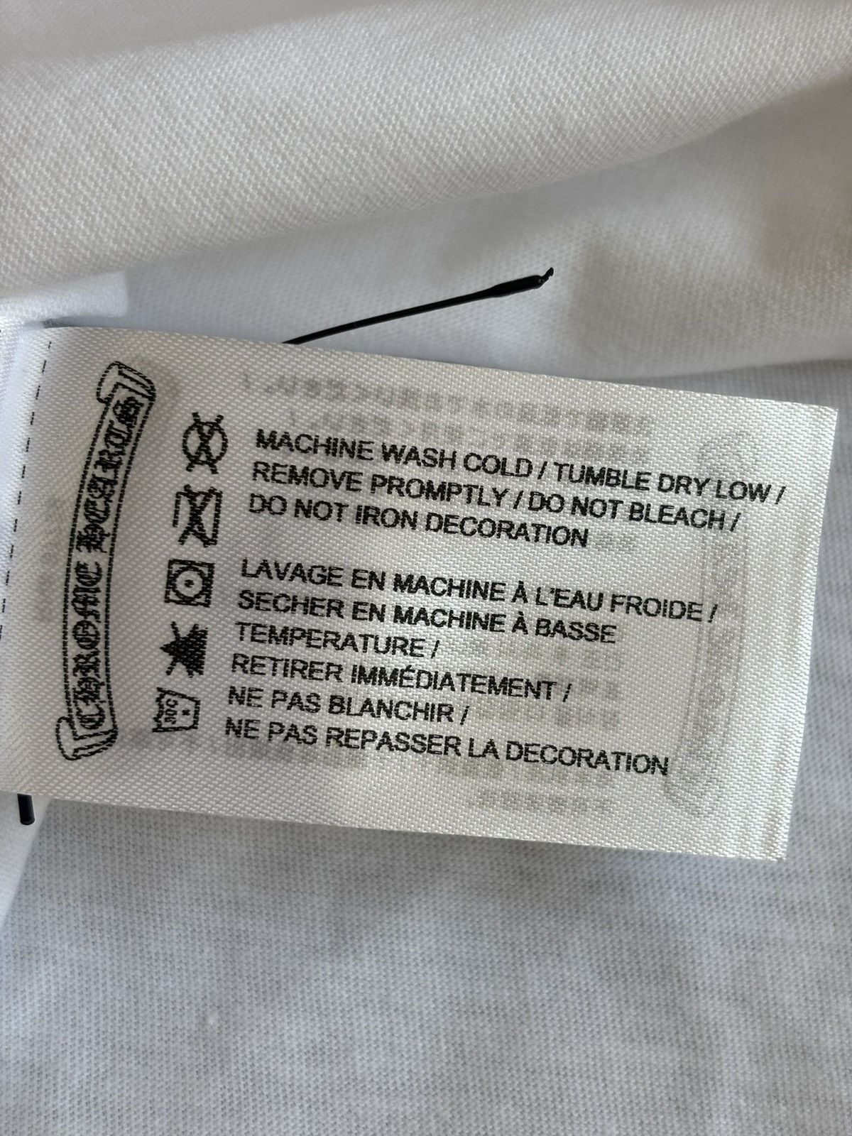 Chrome Hearts Chrome Hearts Neck Logo Tee Size US S / EU 44-46 / 1 - 6 Thumbnail
