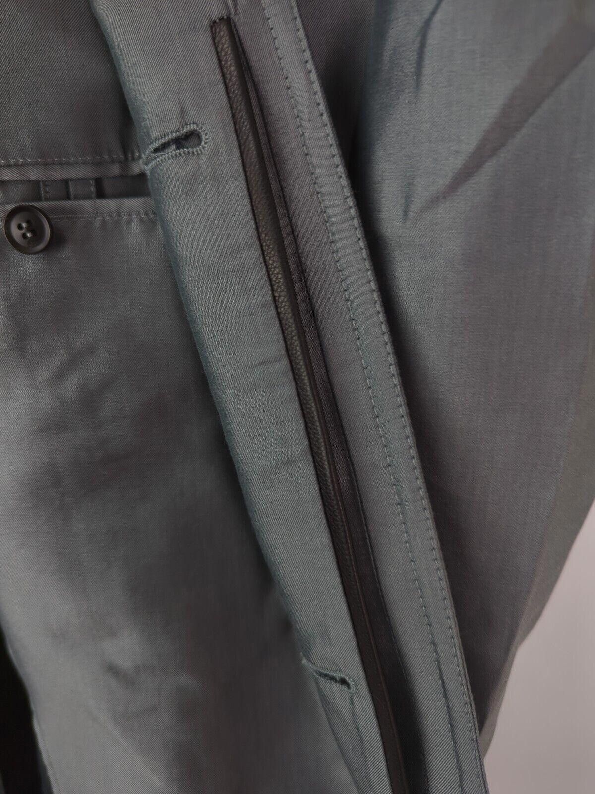 Brioni NWT $4450 BRIONI Sz XXL Gray Silk Cotton Outer Jacket Coat Size US XXL / EU 58 / 5 - 12 Thumbnail
