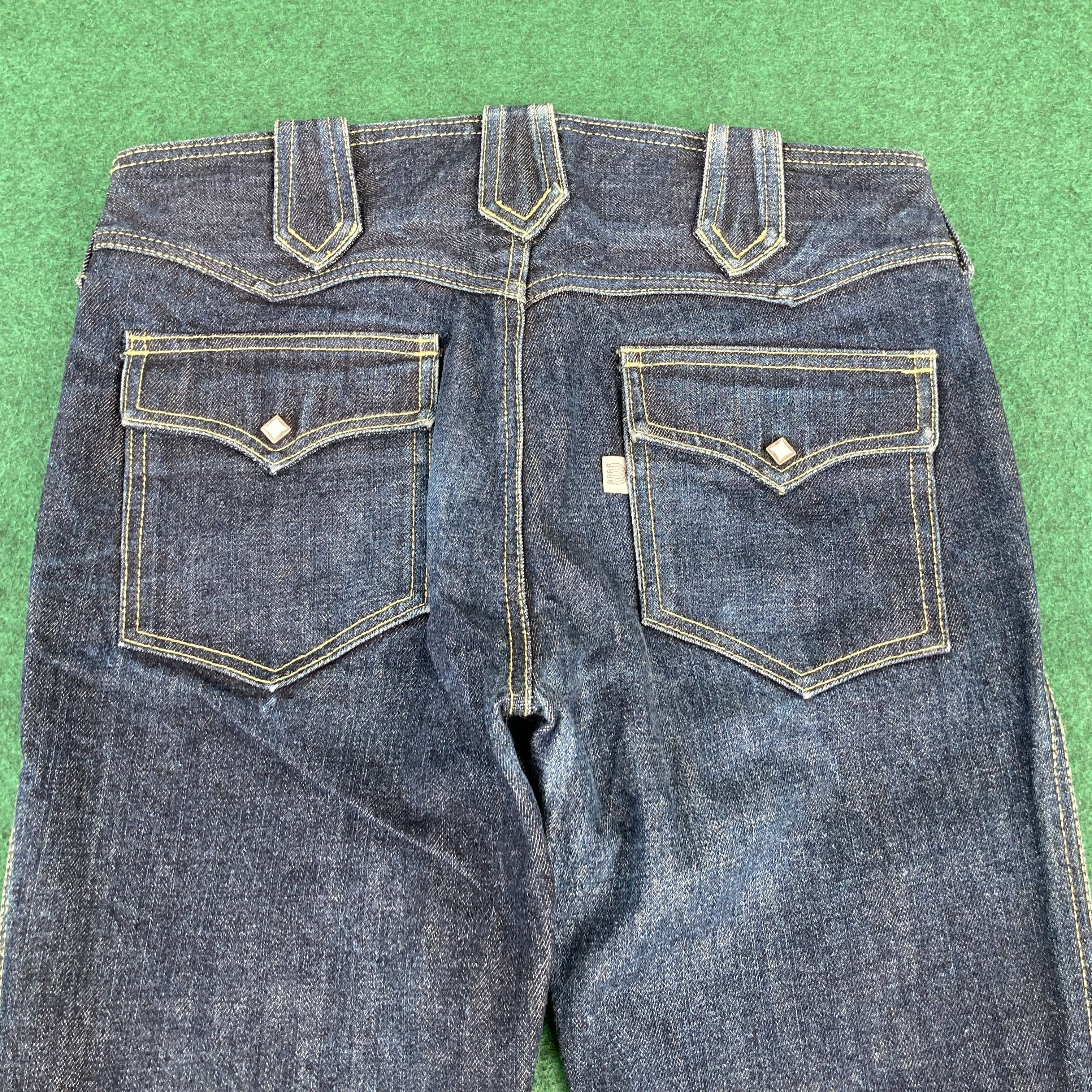 Designer × Japanese Brand Vtg Oregontrail Made in japan Denim Blue Jeans Size US 30 / EU 46 - 9 Thumbnail