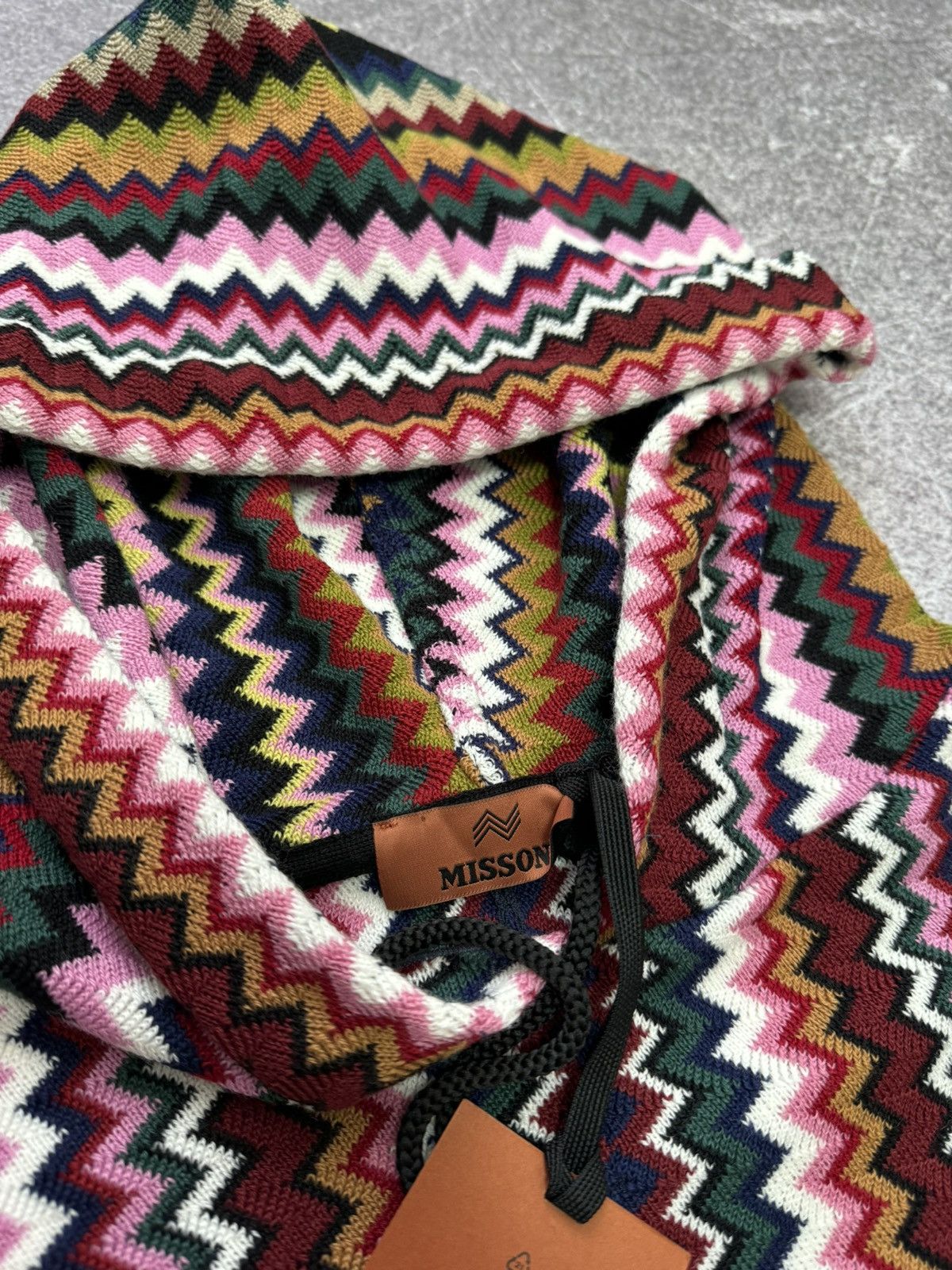 Missoni Missoni Poncho One Size Zigzag-Woven Knitted Cape NEW Size ONE SIZE - 2 Thumbnail