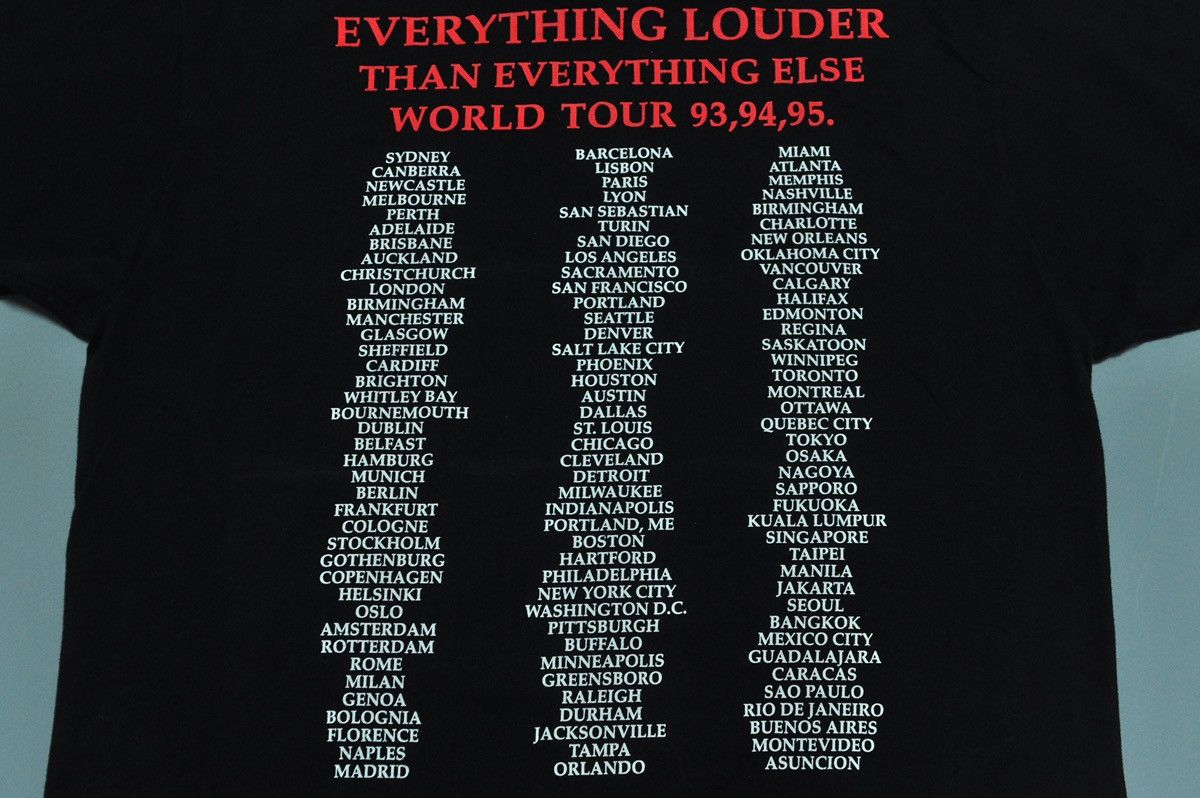 Band Tees × Vintage Vintage 1994 Meat Loaf T Shirt - Tour Concert Vtg Band Tee Size US XL / EU 56 / 4 - 20 Thumbnail
