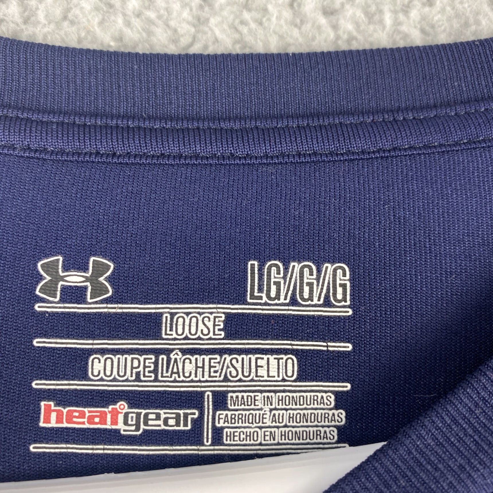 Under Armour Under Armour T-Shirt Short Sleeve Tee Navy Blue Women's Large / 42-38 Regular Fit Locker T-Shirt Tee Women L Navy Blue Size L / US 10 / IT 46 - 3 Thumbnail