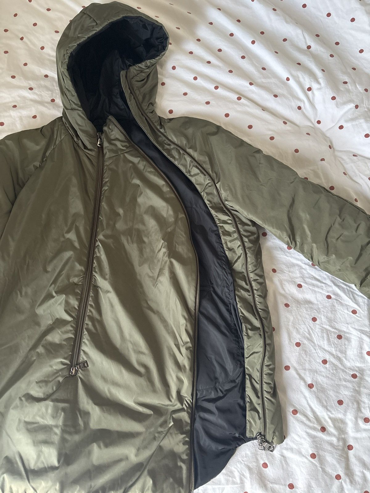 Prada Prada FW1999 Asymmetrical / Convertible Bag Jacket Size US S / EU 44-46 / 1 - 4 Thumbnail